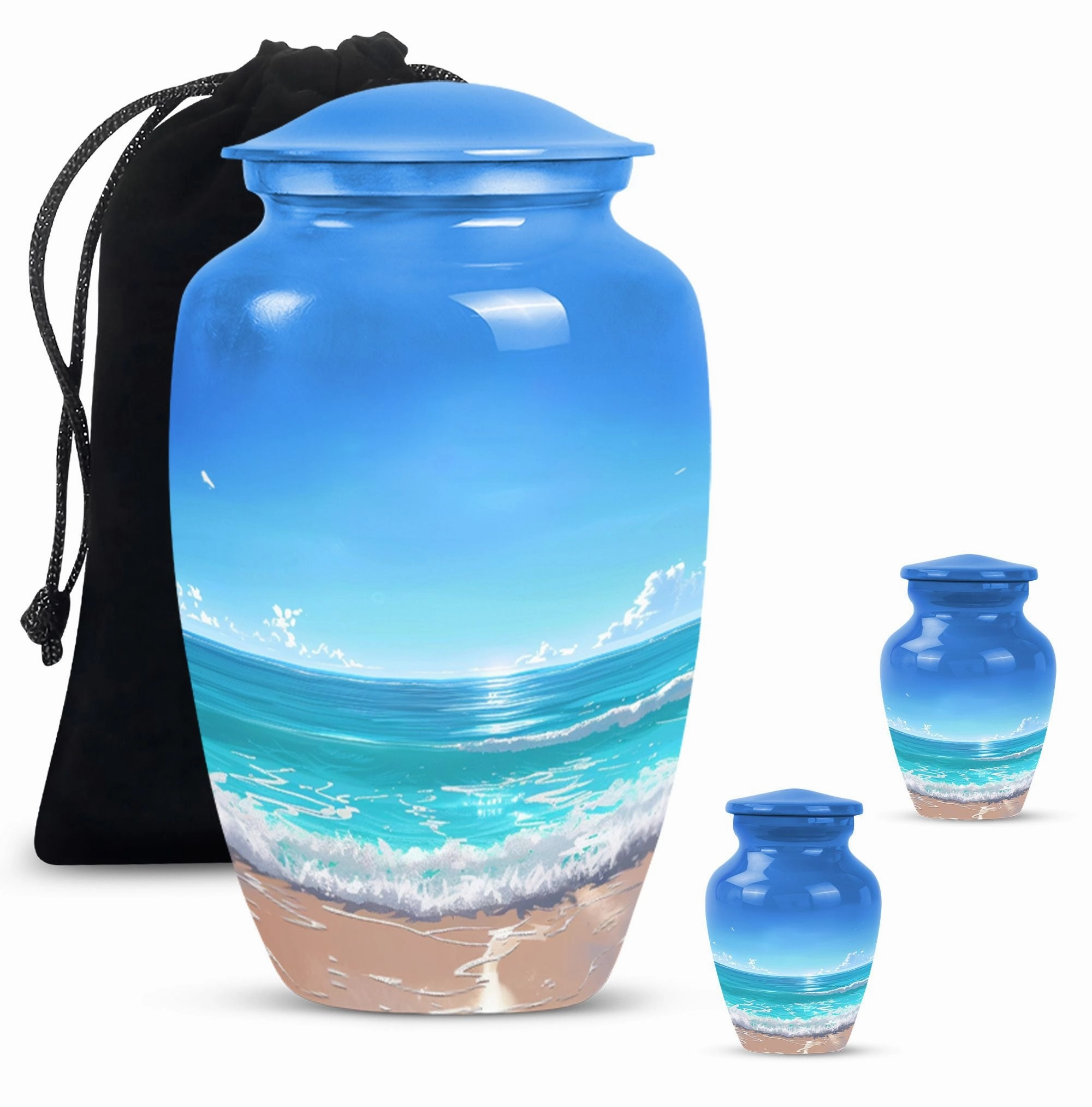 Crestal Oasis Beach Urn: Your Premium Adult Cremation Solution