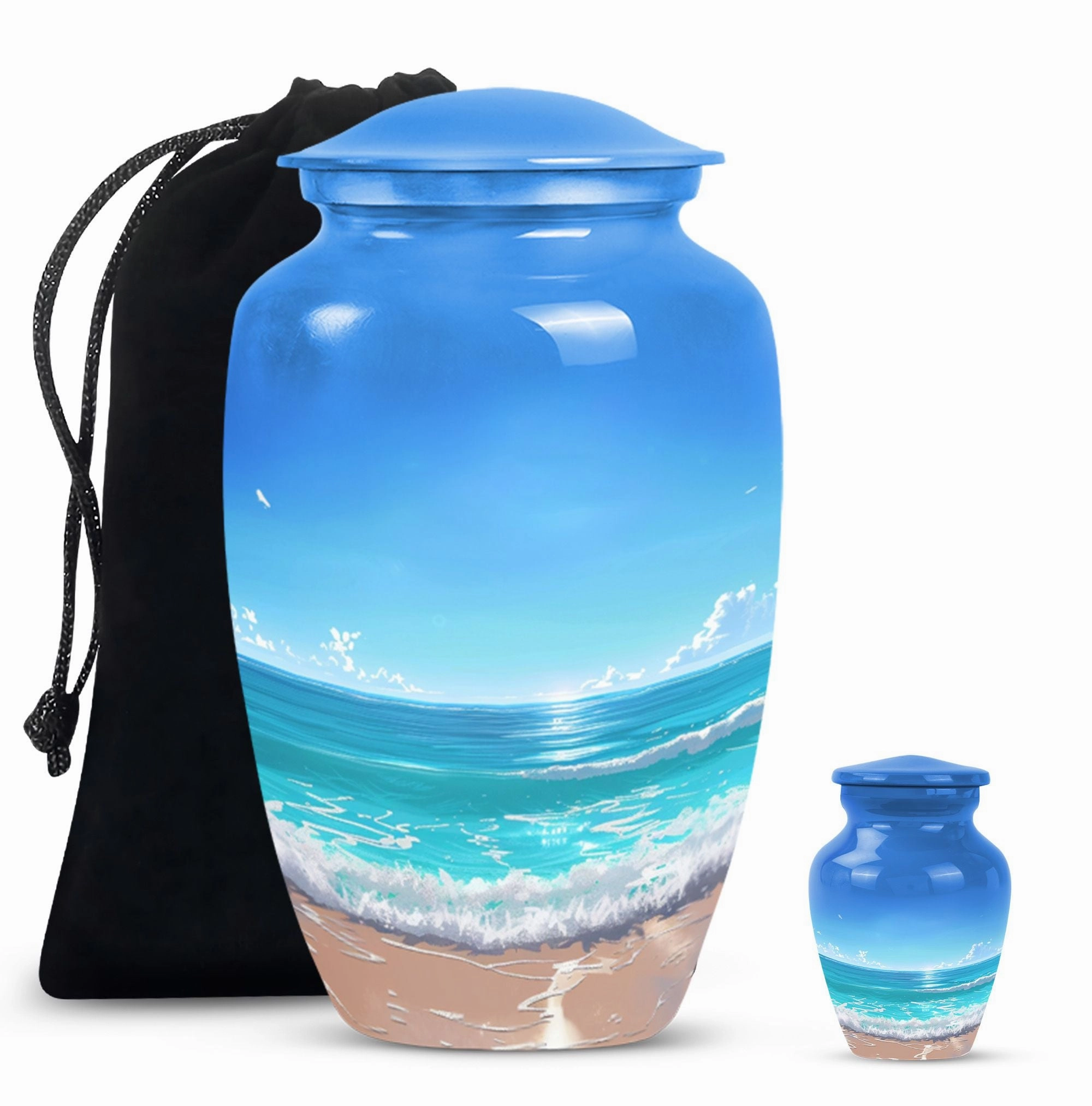 Crestal Oasis Beach Urn: Your Premium Adult Cremation Solution