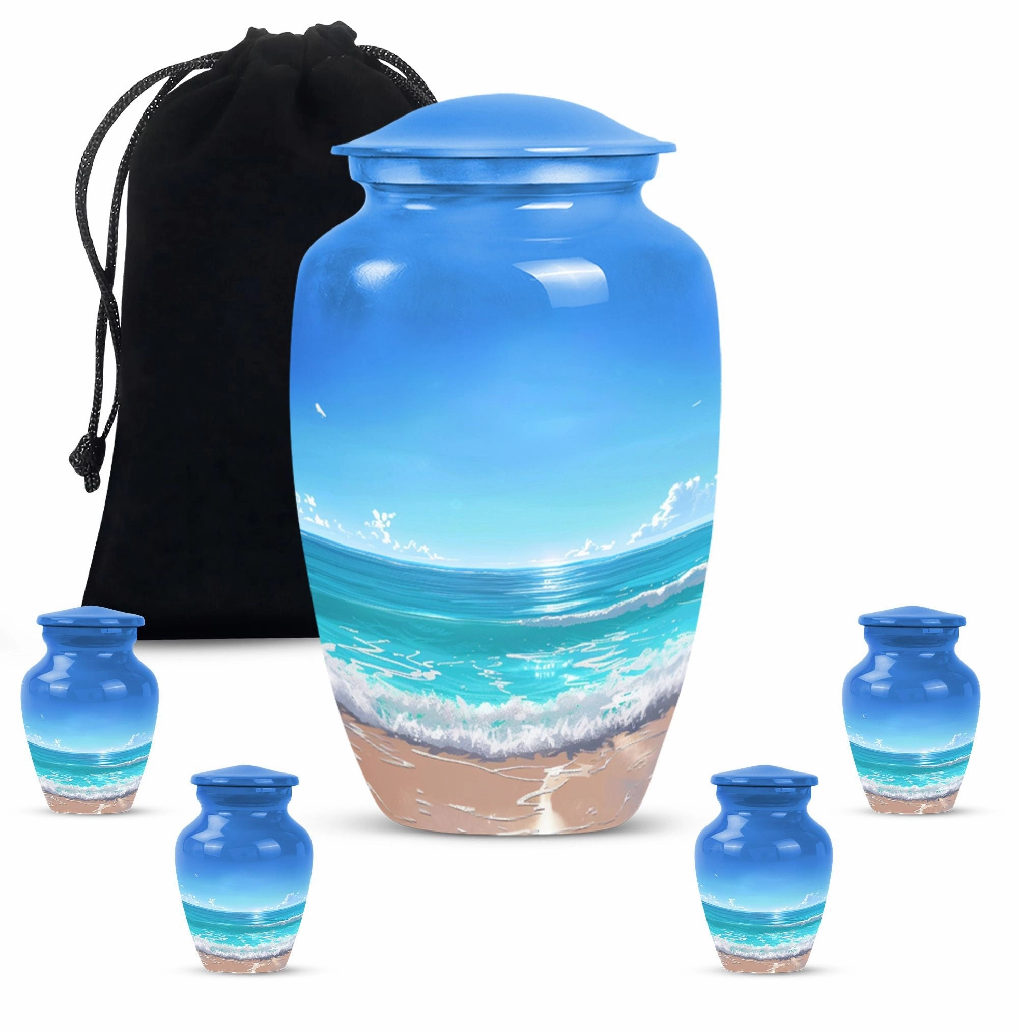 Crestal Oasis Beach Urn: Your Premium Adult Cremation Solution