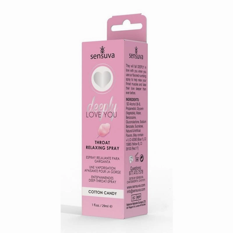 Deeply Love You Throat Relaxing Spray - 1 Fl. Oz. - Cotton Candy