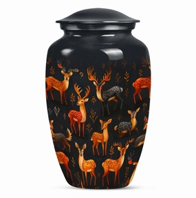 Deer Cremation Urn - Dignified Cremation Keepsake for Adult Male