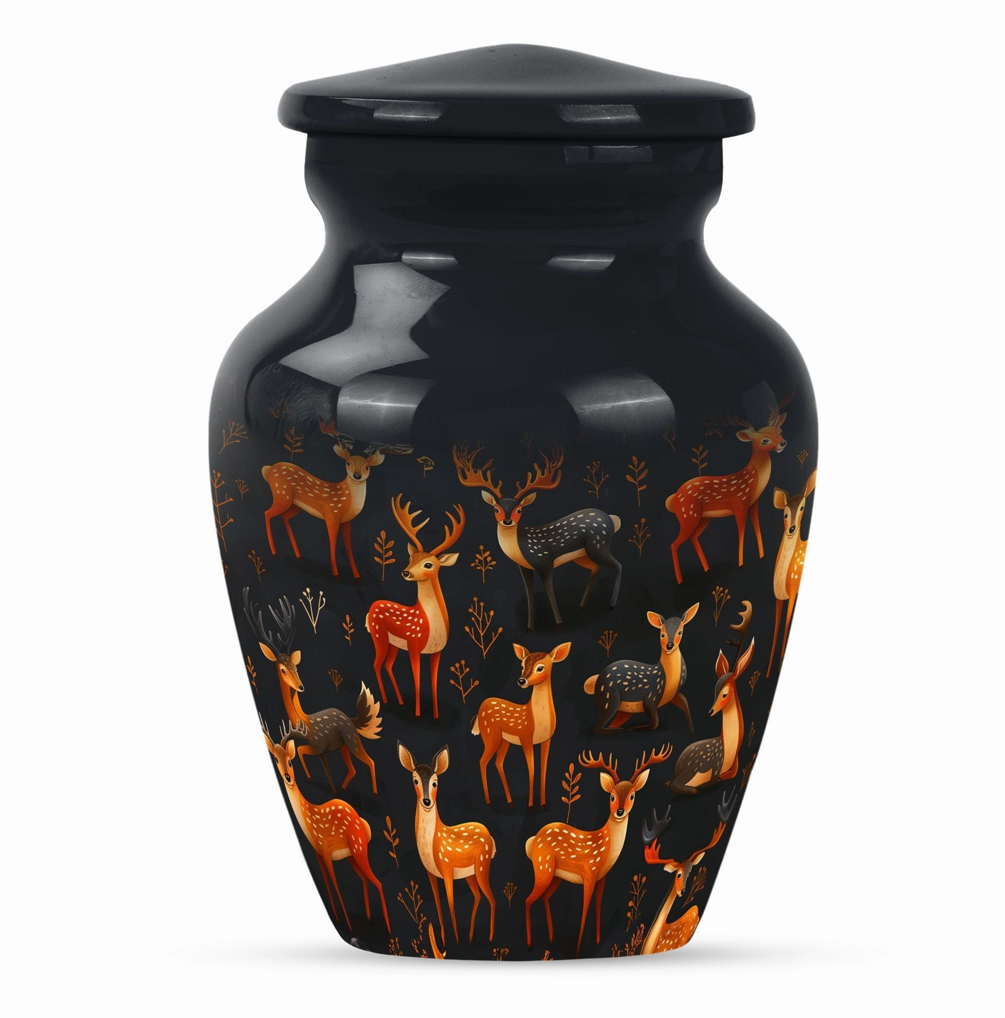 Deer Cremation Urn - Dignified Cremation Keepsake for Adult Male