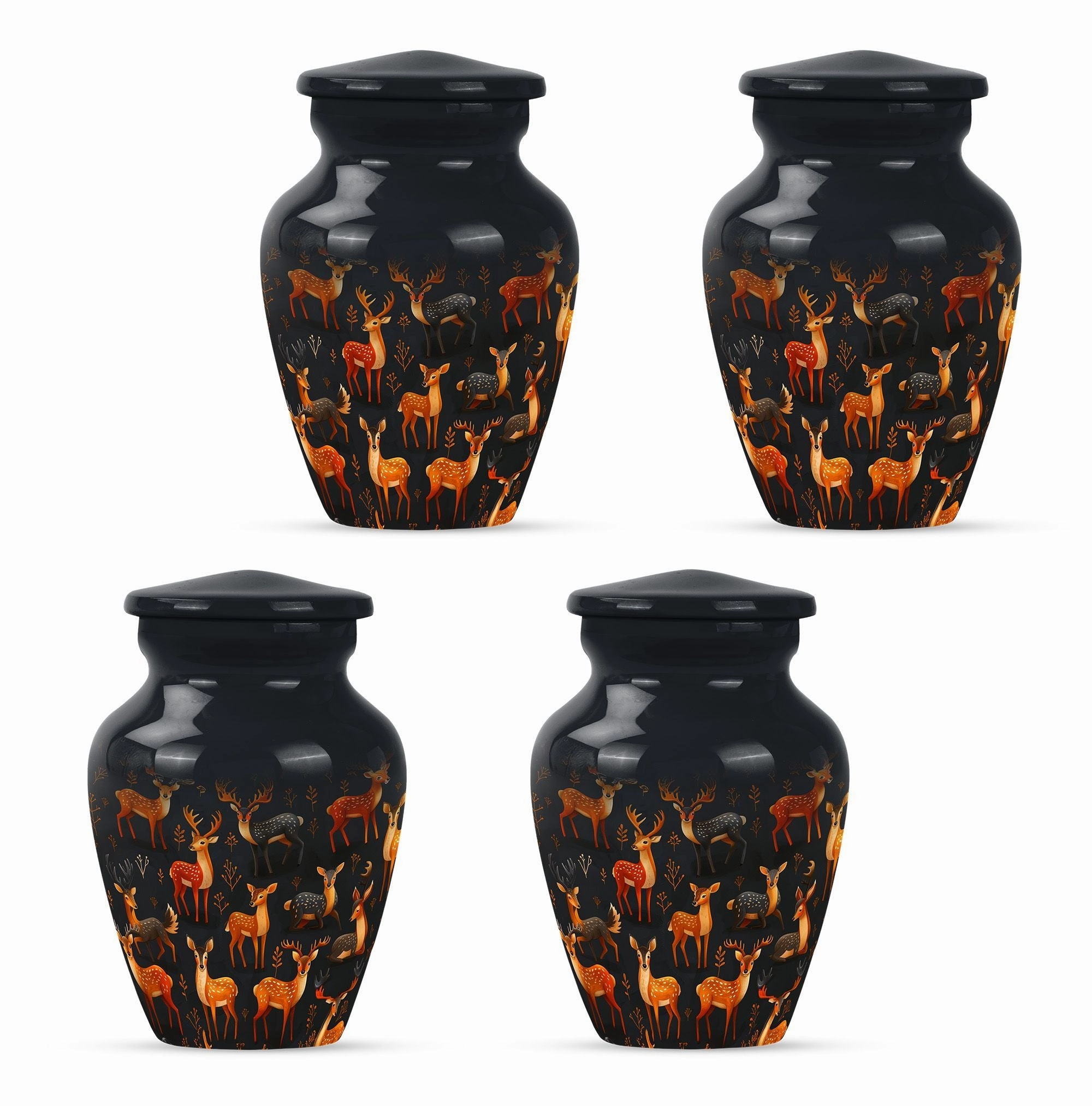 Deer Cremation Urn - Dignified Cremation Keepsake for Adult Male