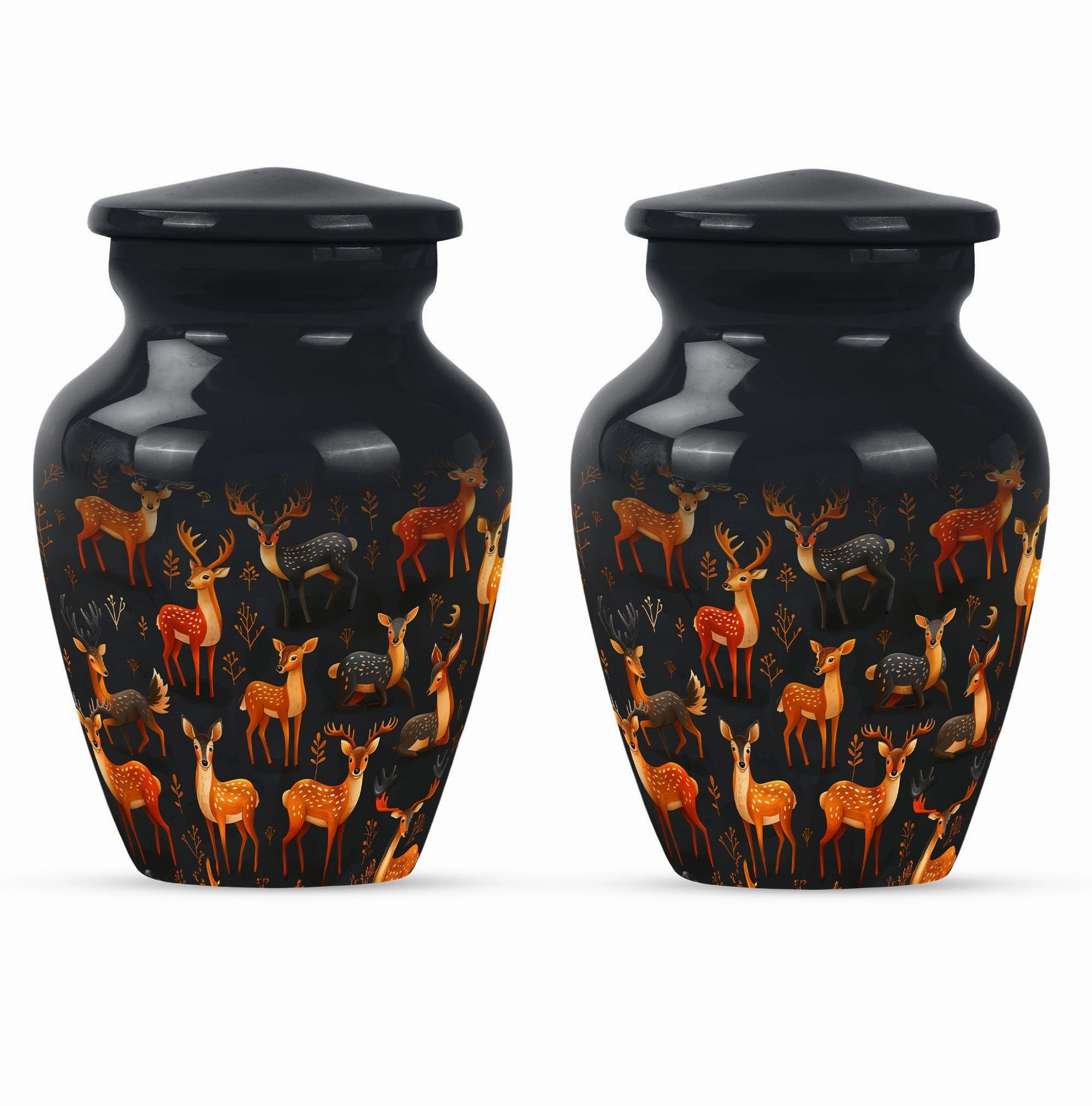 Deer Cremation Urn - Dignified Cremation Keepsake for Adult Male