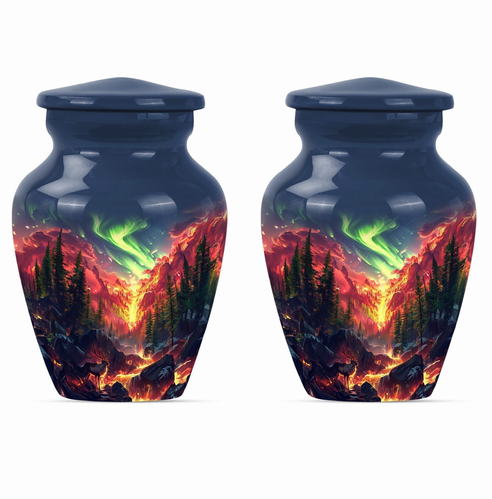 Deer Urn: Elegant Funeral Memorial Urn for Cherished Loves