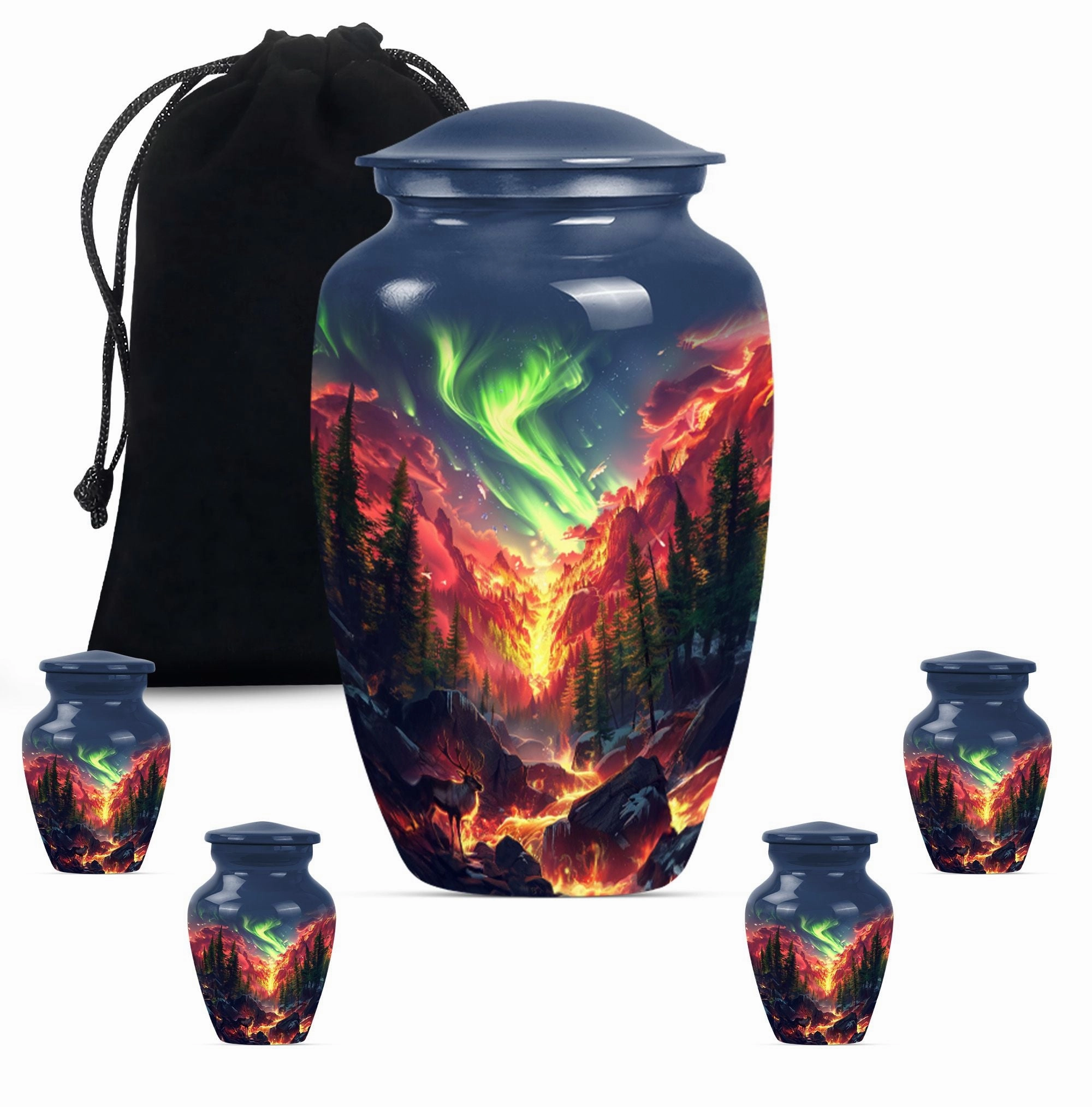 Deer Urn: Elegant Funeral Memorial Urn for Cherished Loves