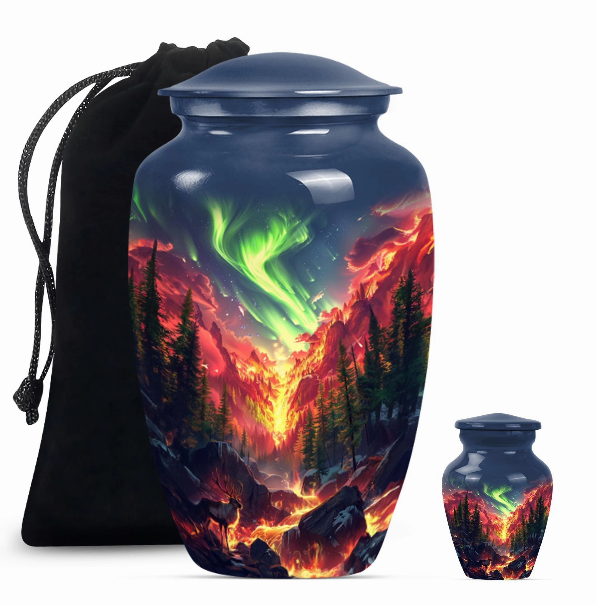 Deer Urn: Elegant Funeral Memorial Urn for Cherished Loves