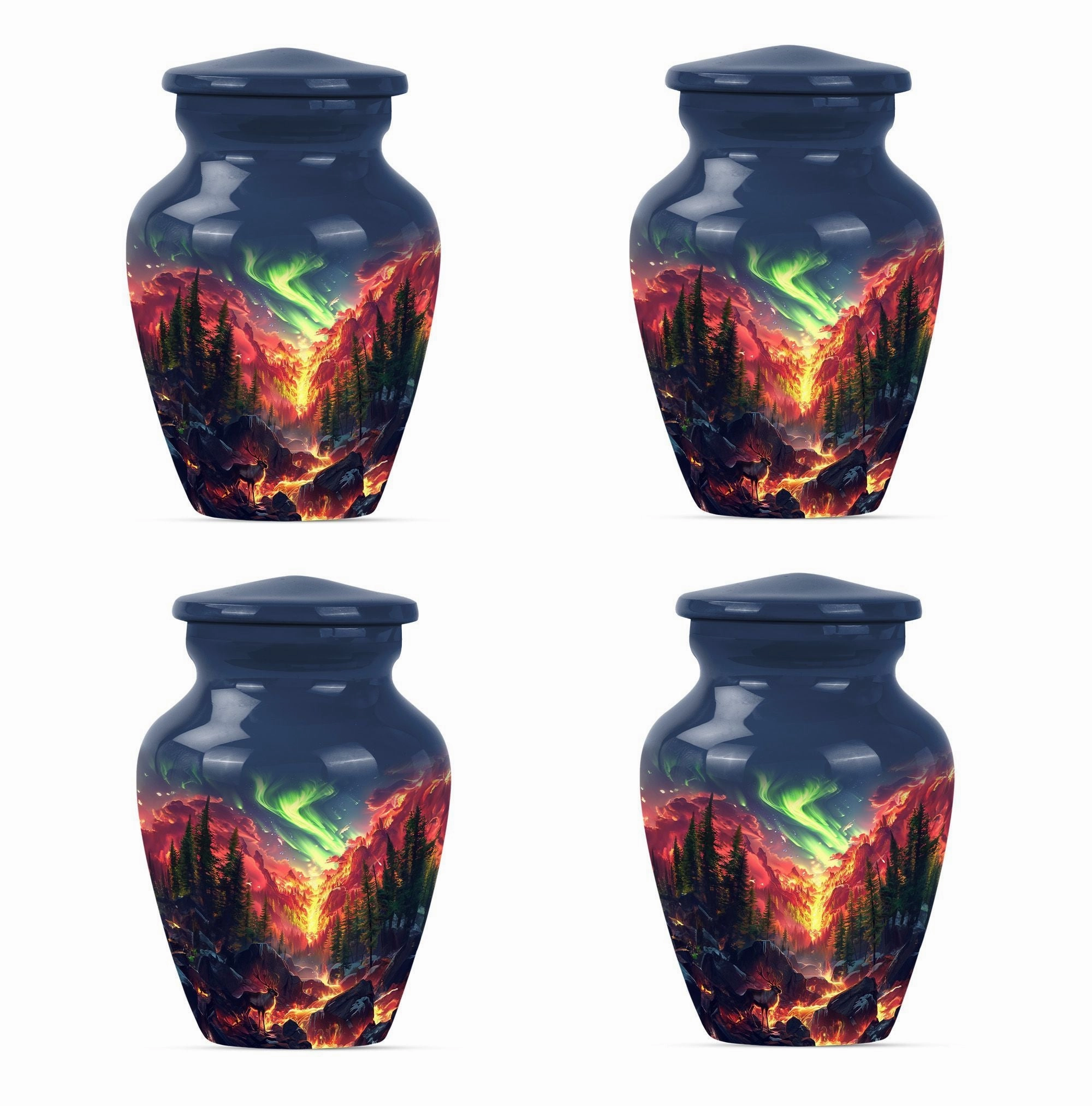 Deer Urn: Elegant Funeral Memorial Urn for Cherished Loves