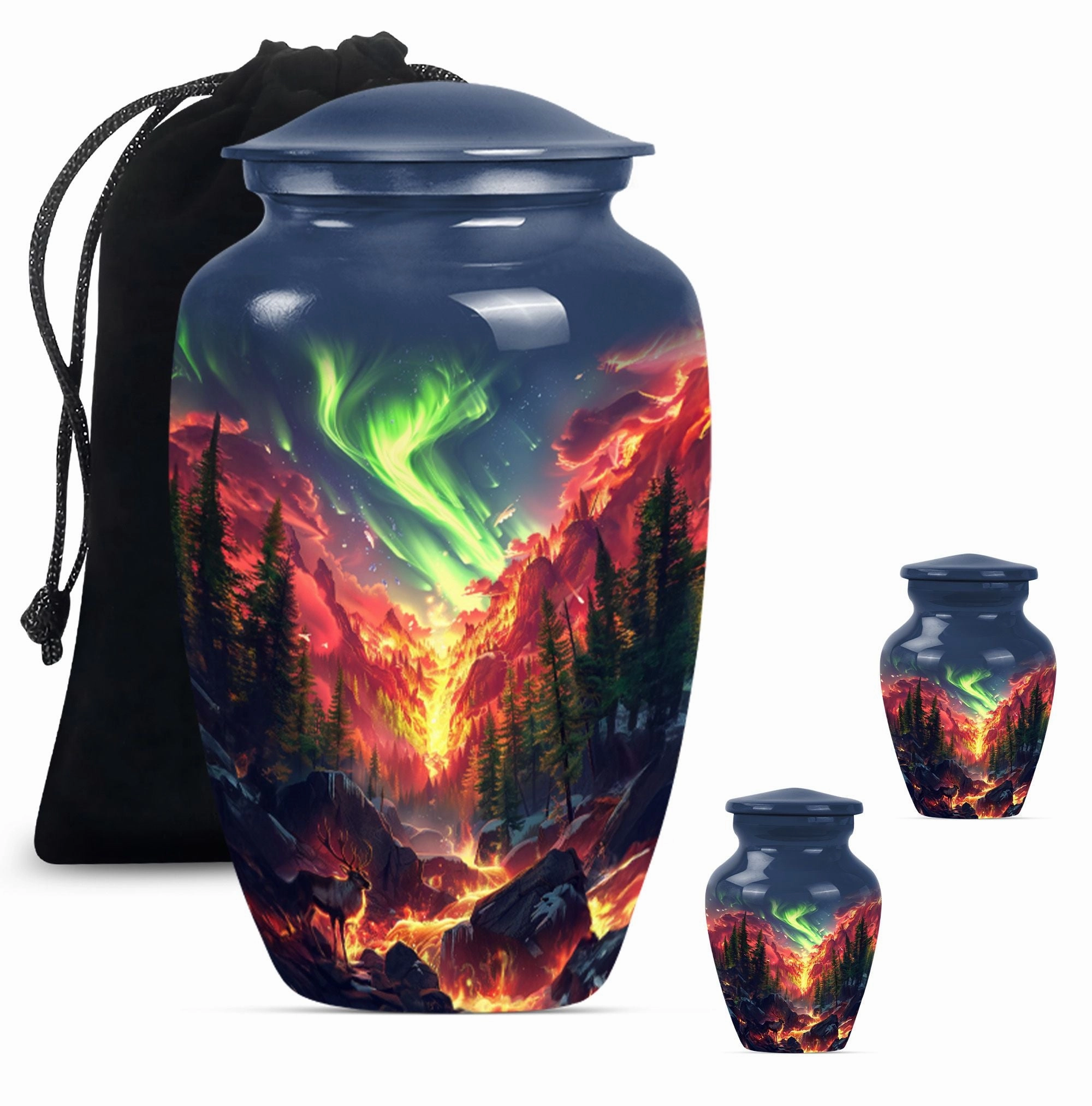 Deer Urn: Elegant Funeral Memorial Urn for Cherished Loves