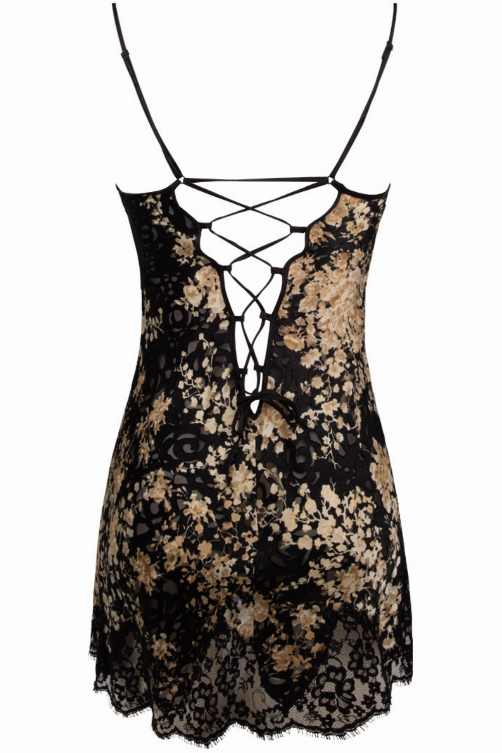 Deesse En Glam Lace Up Babydoll