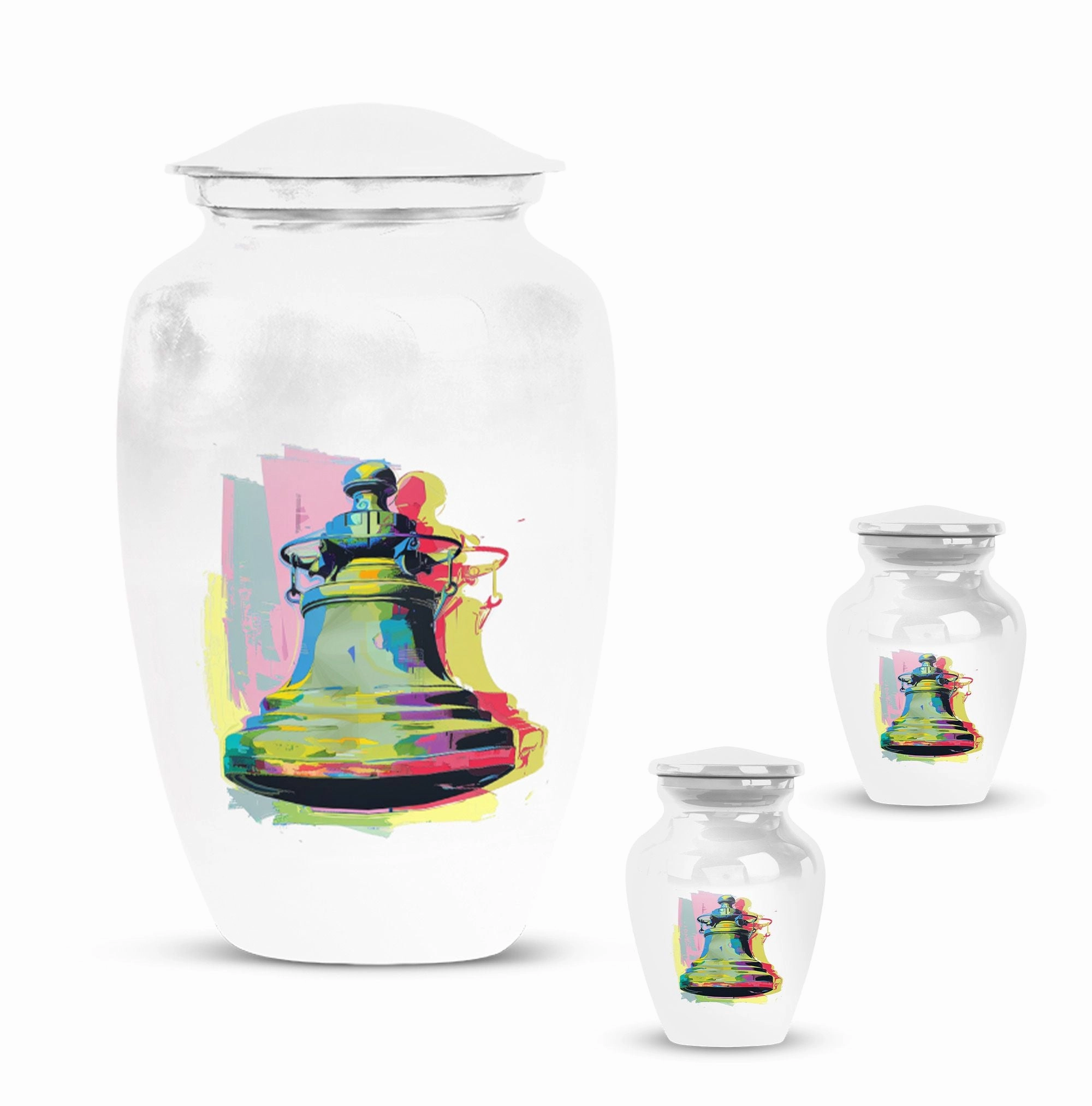 Dignified Bell Urn: Adult Female Memorial Cremation Keepsake