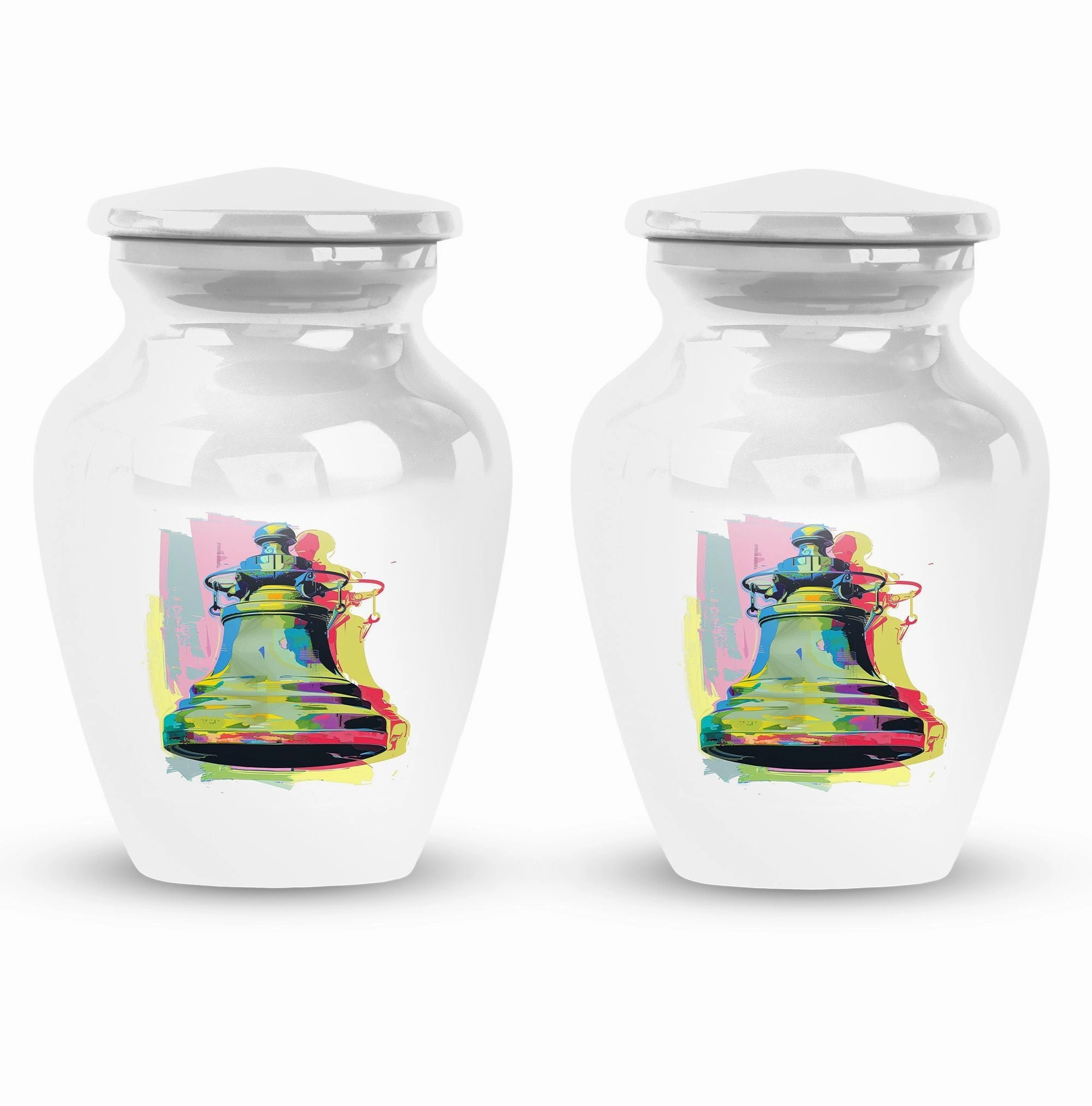 Dignified Bell Urn: Adult Female Memorial Cremation Keepsake