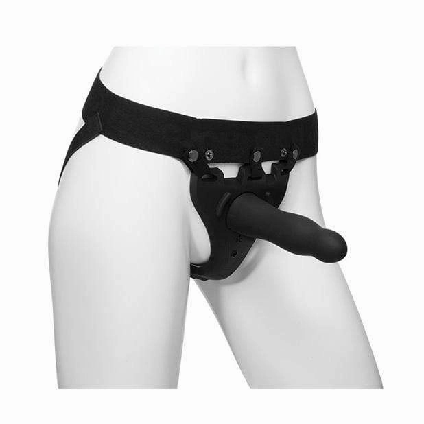 Doc Johnson - Body Extensions Be Aroused Vibrating 2 Piece Strap On Set (Black)