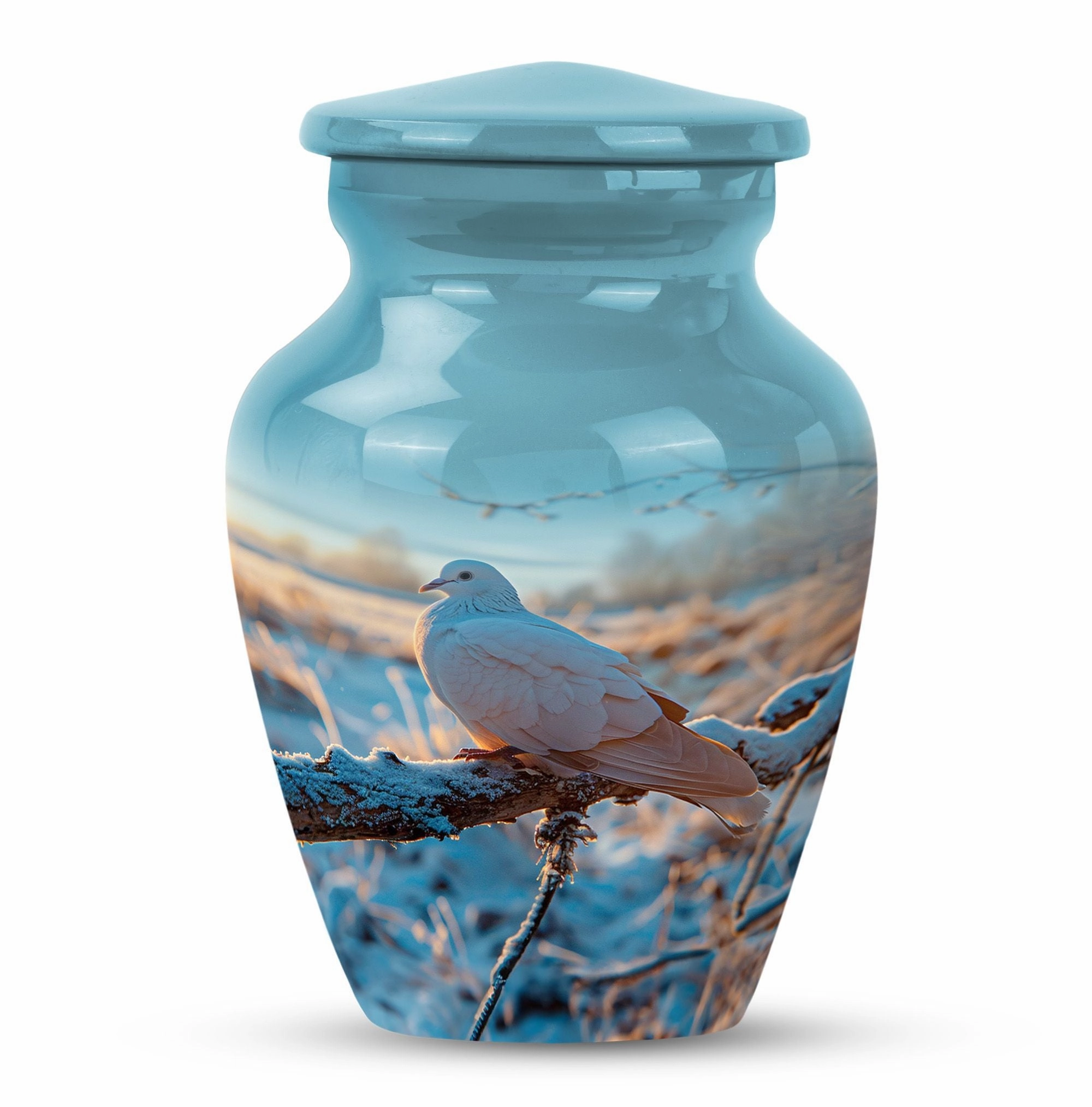 Dove Crest - Premium Dove Urn for Celebrating Legacy & Peace