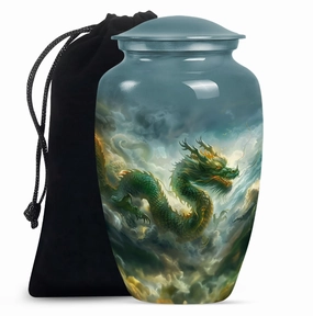 Dragon Urn: Funeral Adult Urn for Human Ashes