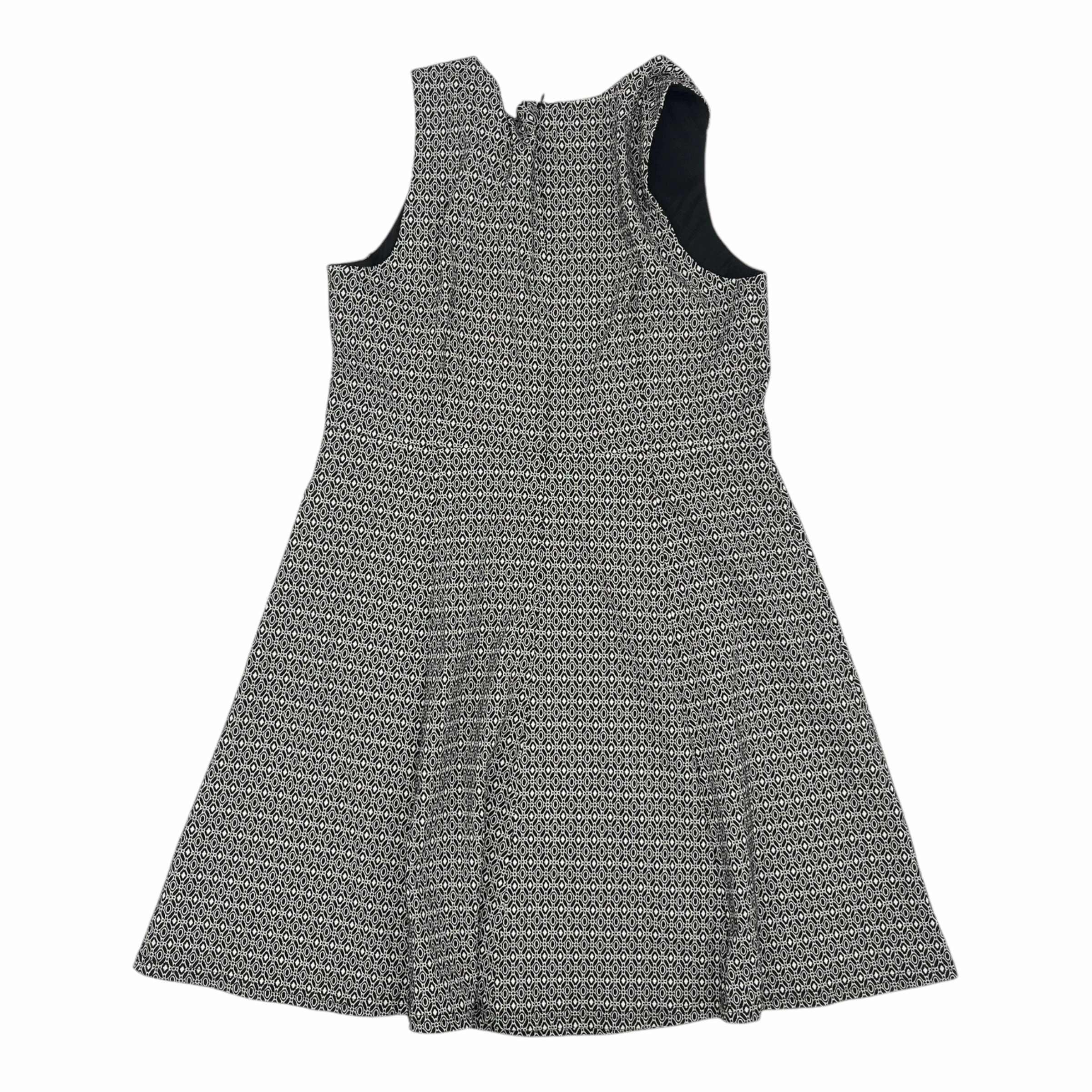 Dress Work By Hawthorn In Black & Cream, Size:12