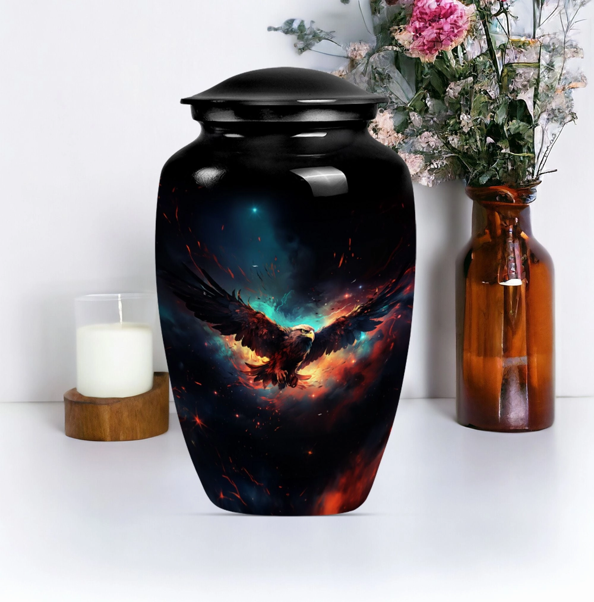 EAGLE Urn For Ashes - Keepsake Urn For Sharing Ashes