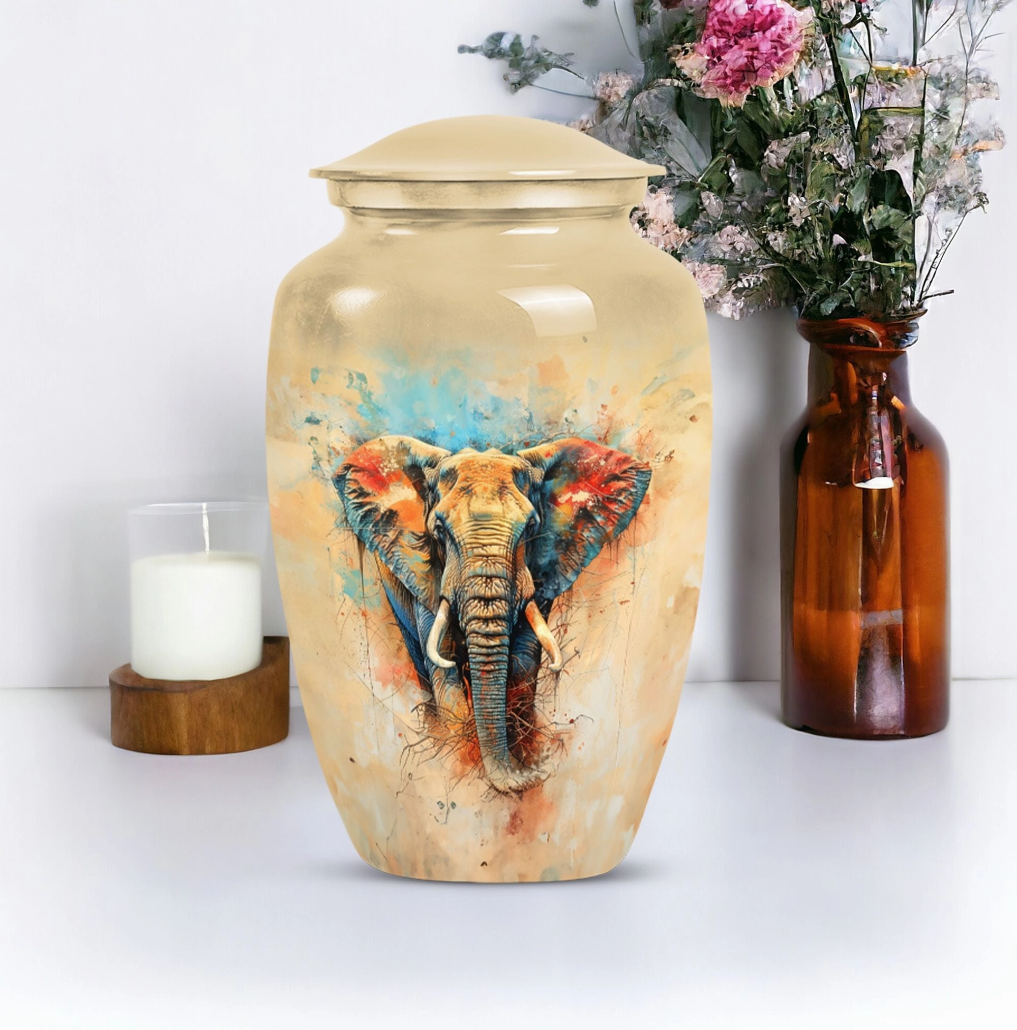 Elephant Memorial Urn - Dignified Honour for Deceased Loved Ones