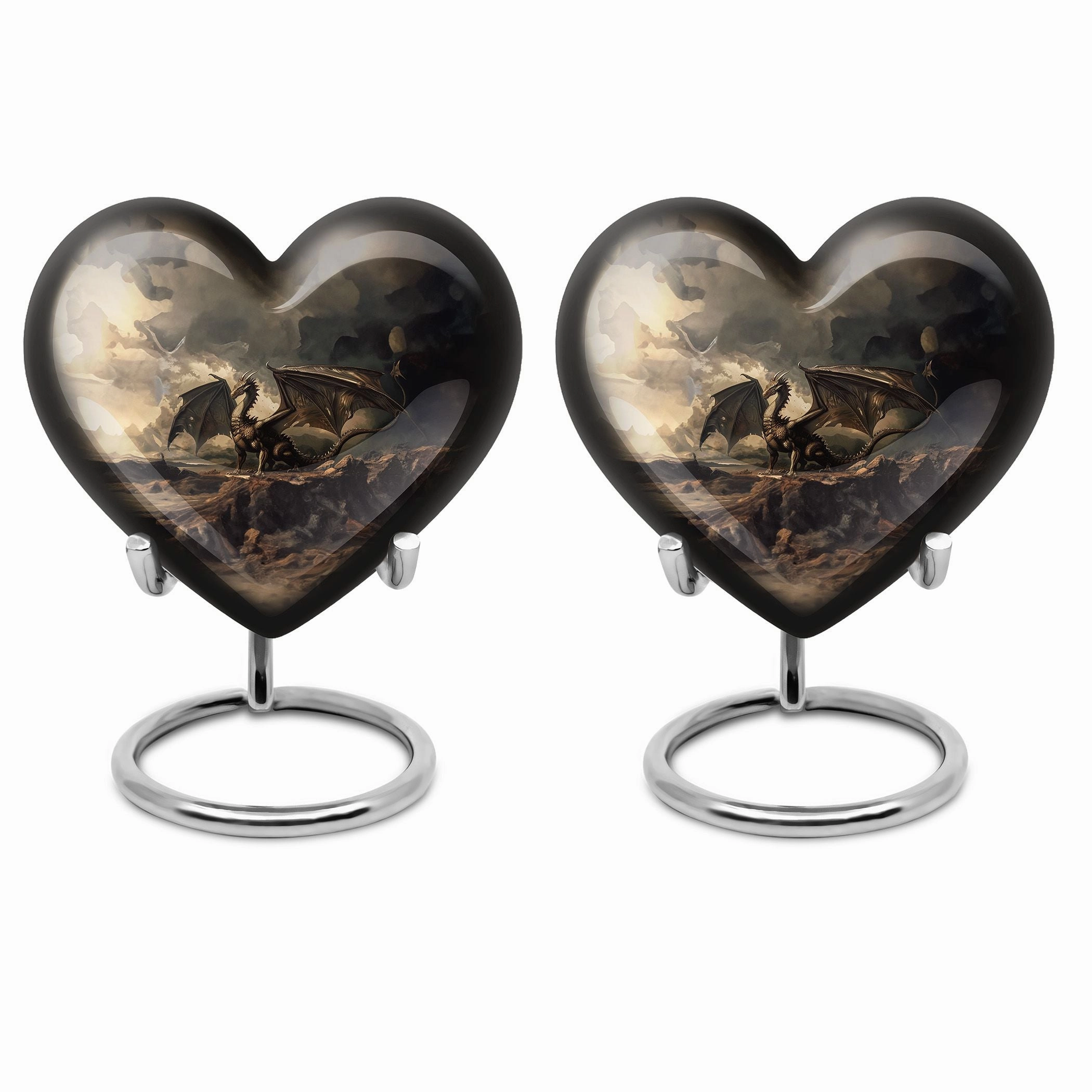Eternal Peace Dragon Cremation Urn – Cherished Memory Adult Ash Sanctuary