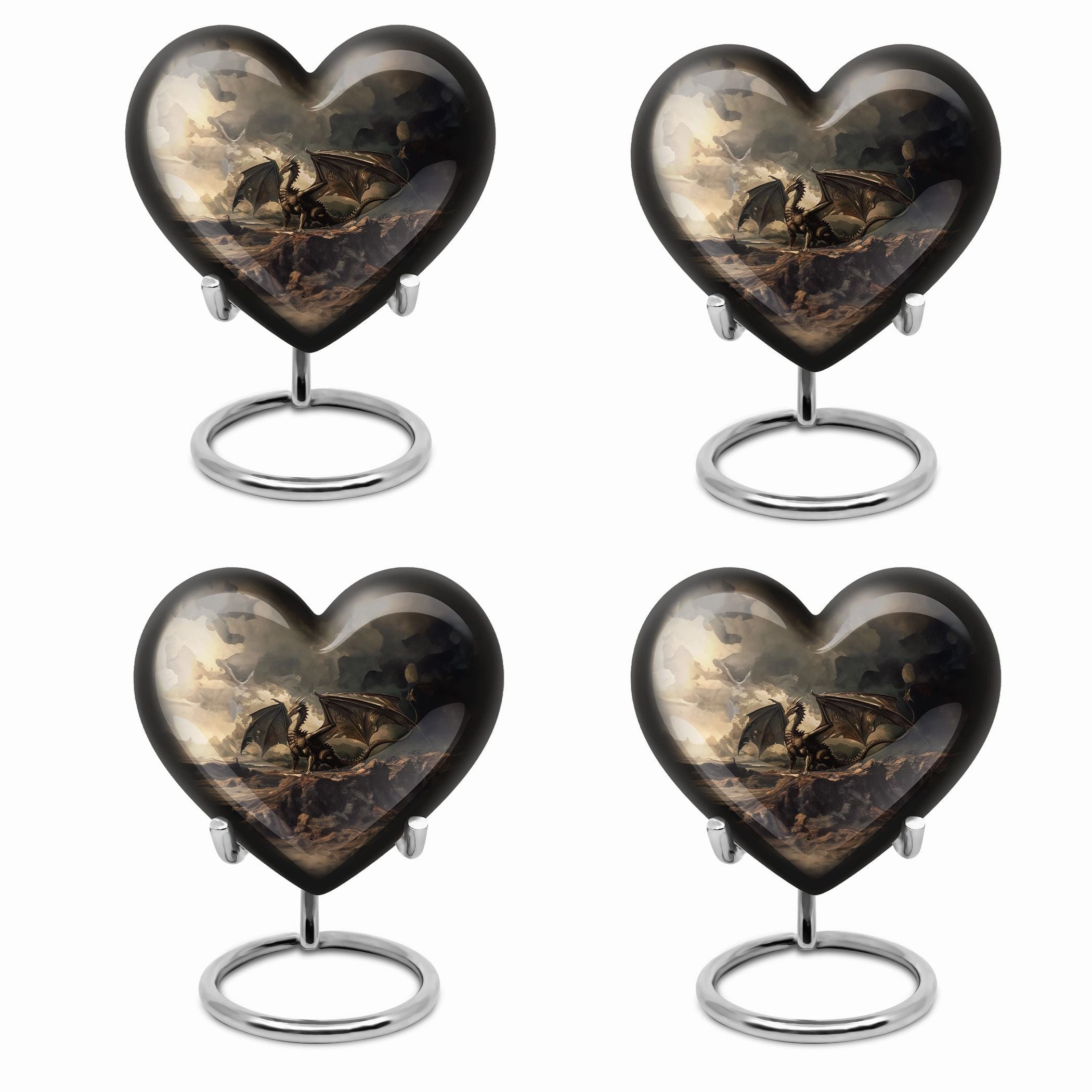 Eternal Peace Dragon Cremation Urn – Cherished Memory Adult Ash Sanctuary