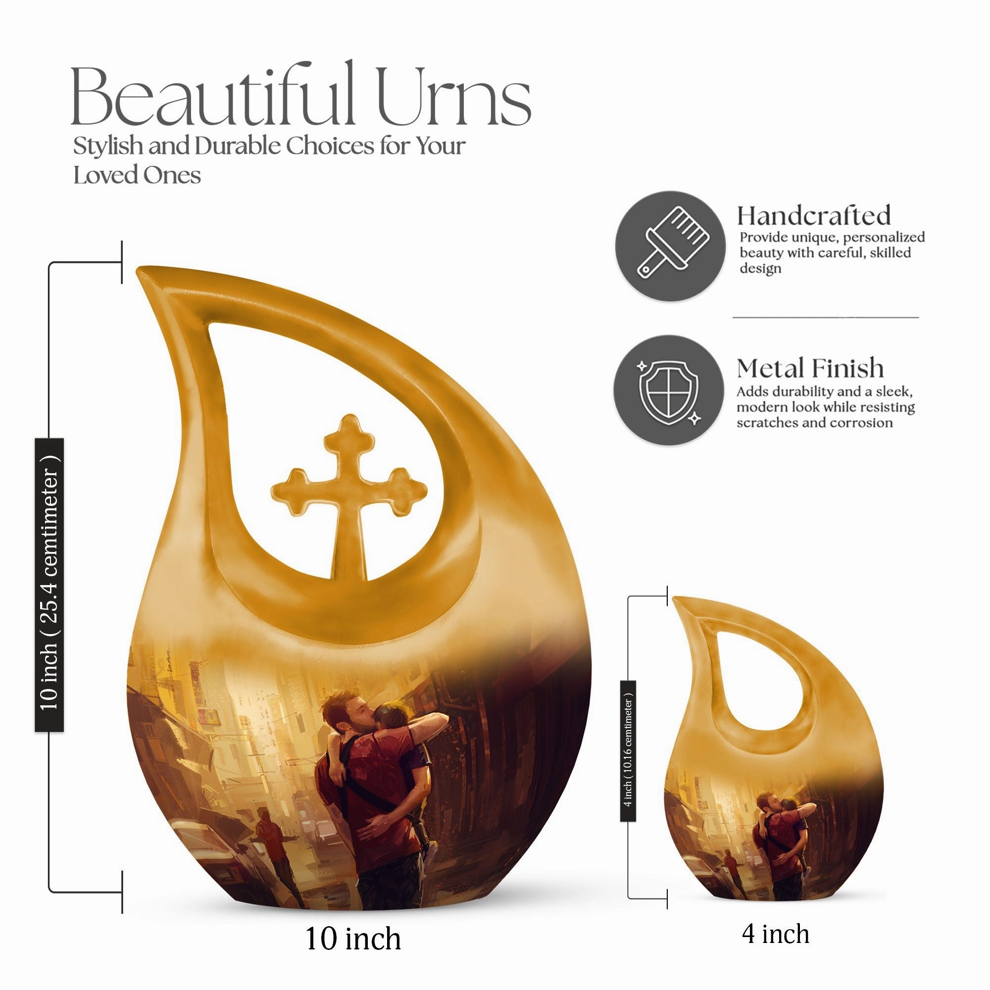 Father Urn,  – Adult Cremation Urn For Human Ashes Remans