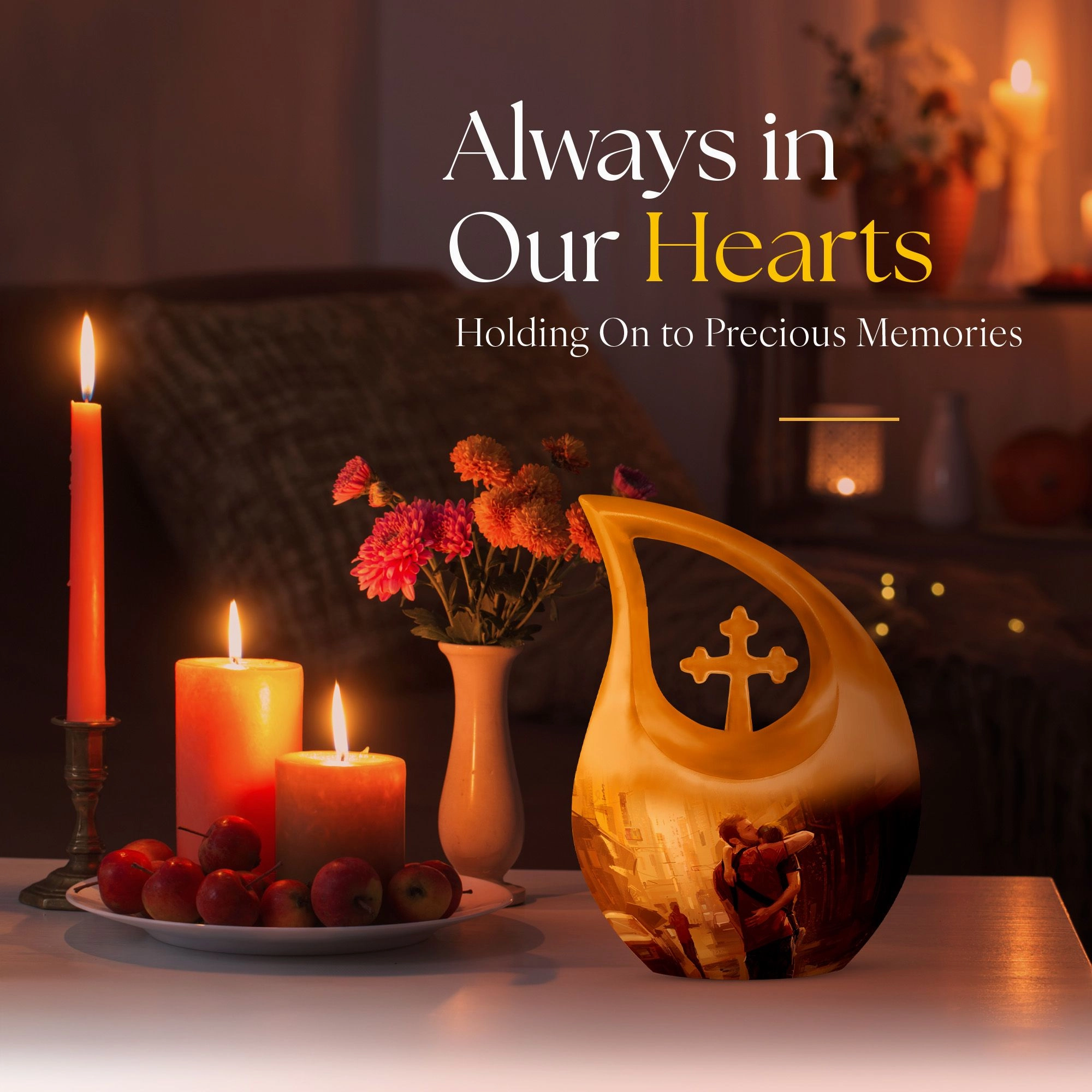Father Urn,  – Adult Cremation Urn For Human Ashes Remans