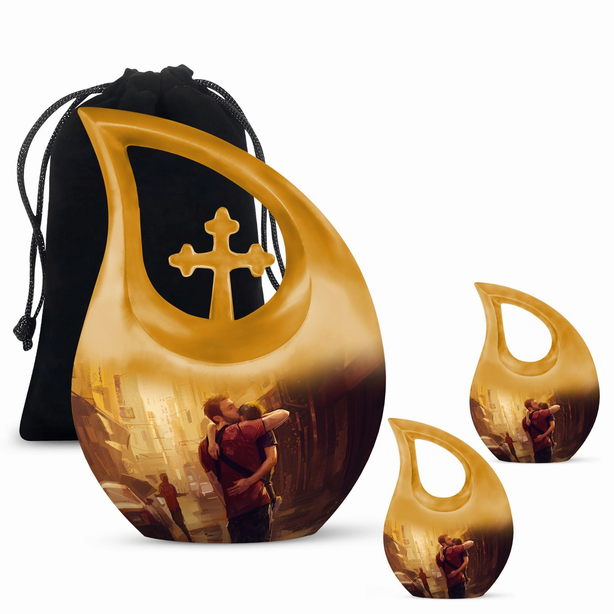 Father Urn,  – Adult Cremation Urn For Human Ashes Remans