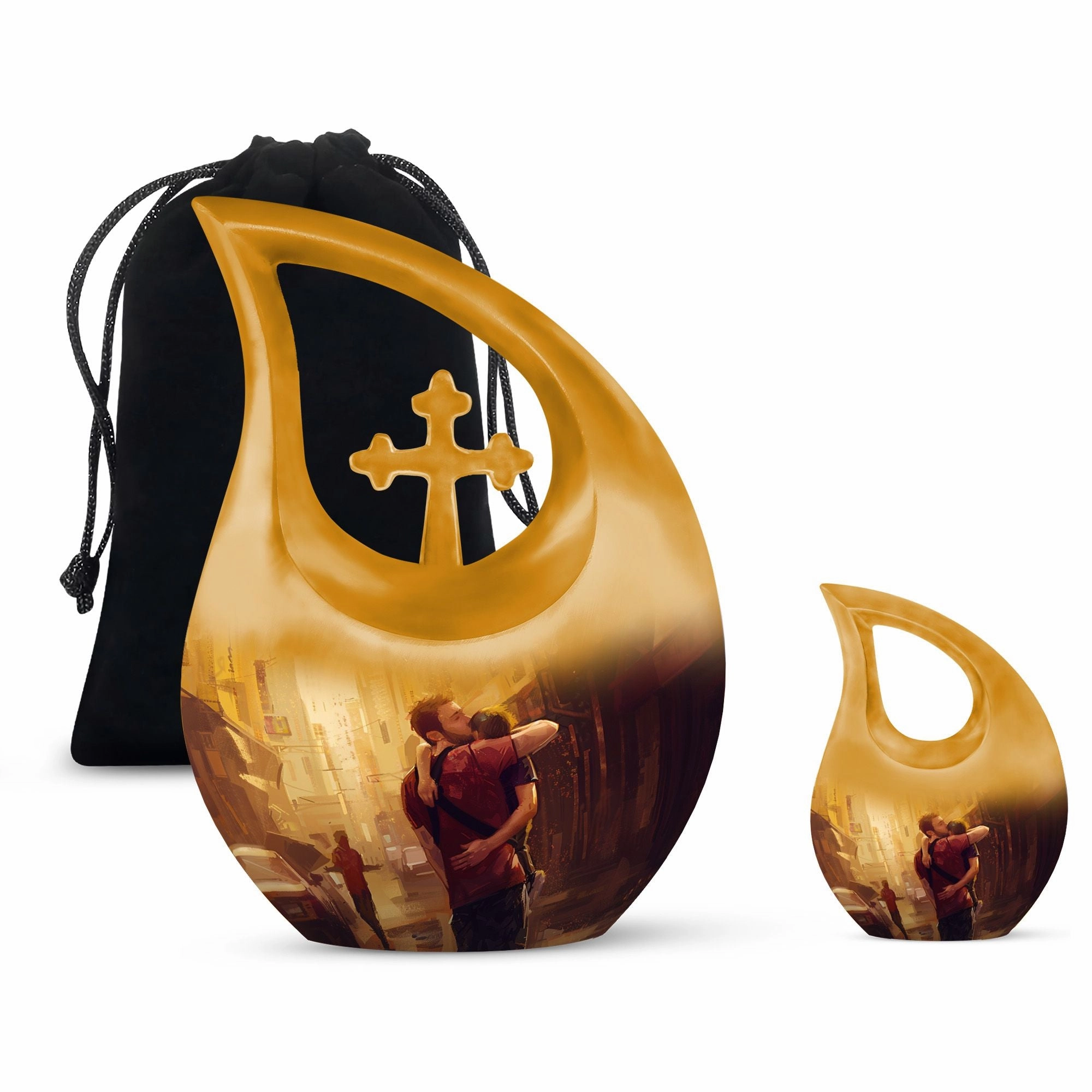 Father Urn,  – Adult Cremation Urn For Human Ashes Remans