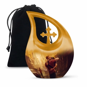 Father Urn,  – Adult Cremation Urn For Human Ashes Remans