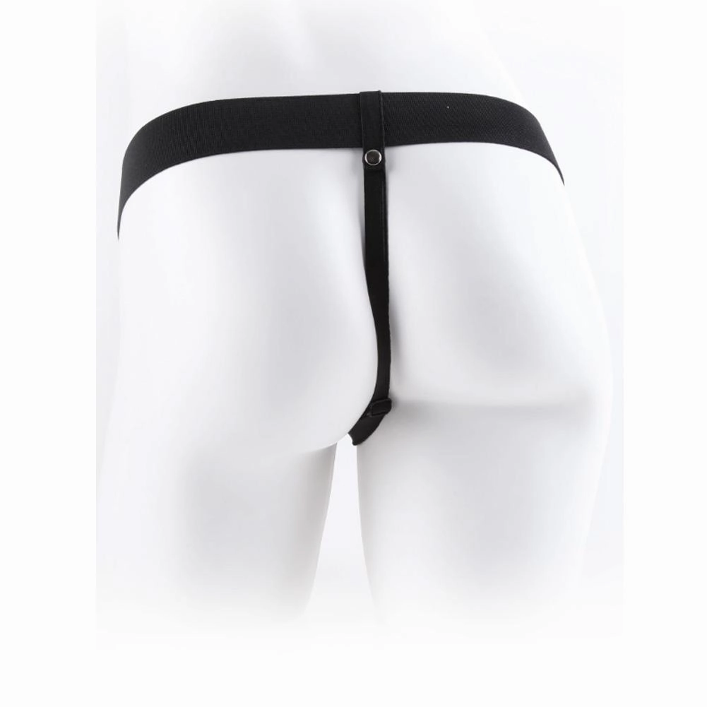 Fetish Fantasy 7 Inch Vibrating Hollow Strap-On With Balls