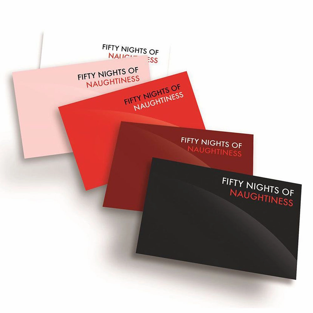 Fifty Nights of Naughtiness Game & Satin Ties Couples Collection