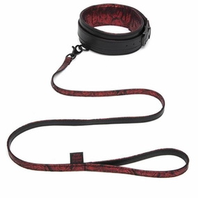 Fifty Shades of Grey - Sweet Anticipation Collar and Lead BDSM (Red)