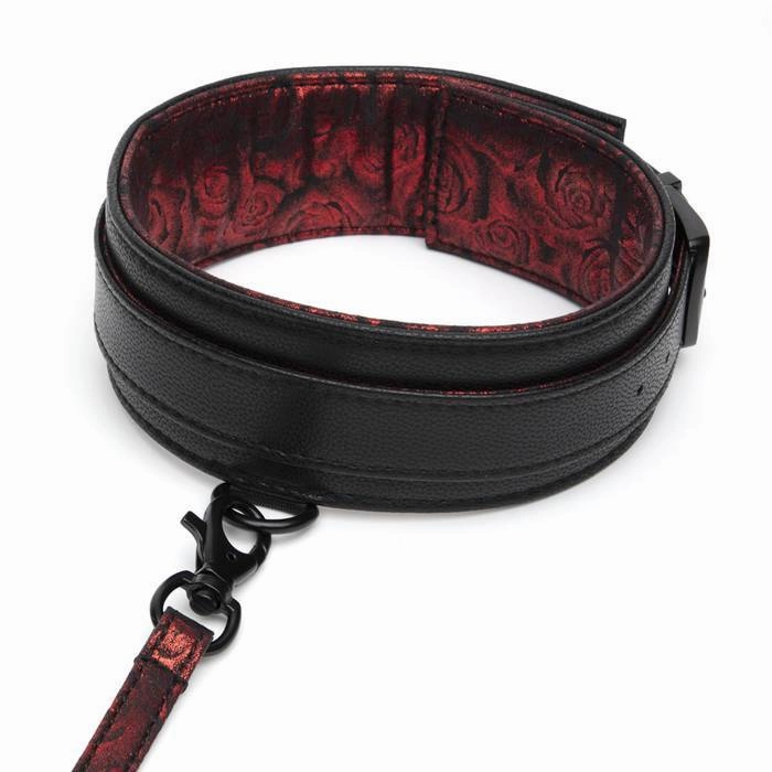 Fifty Shades of Grey - Sweet Anticipation Collar and Lead BDSM (Red)