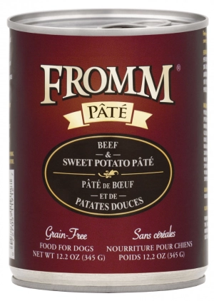 Fromm Grain Free Beef & Sweet Potato Pate Canned Dog Food
