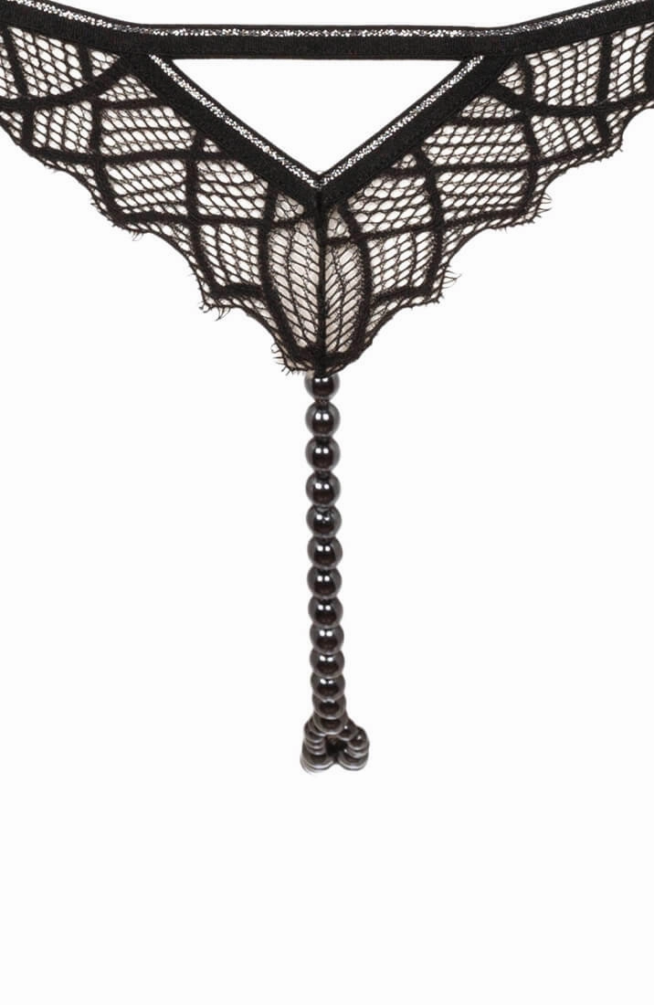 G-string with double pearl string - Manhattan G-string