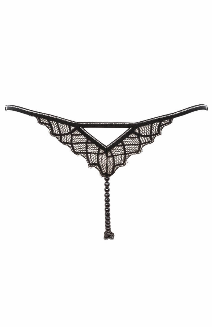 G-string with double pearl string - Manhattan G-string