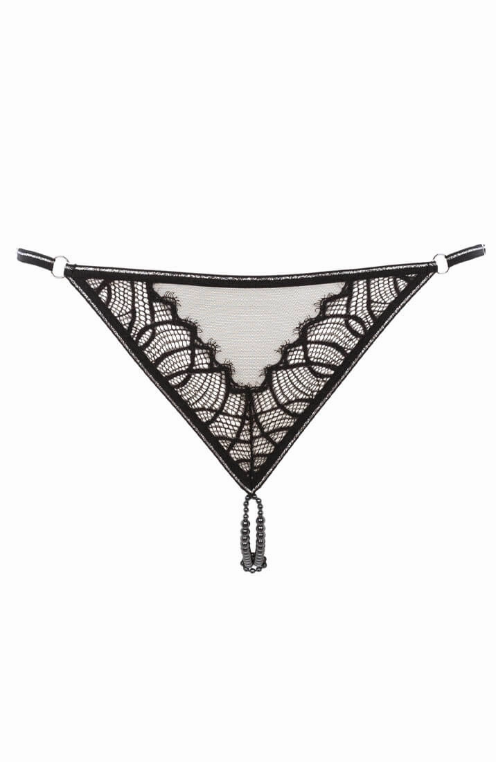 G-string with double pearl string - Manhattan G-string