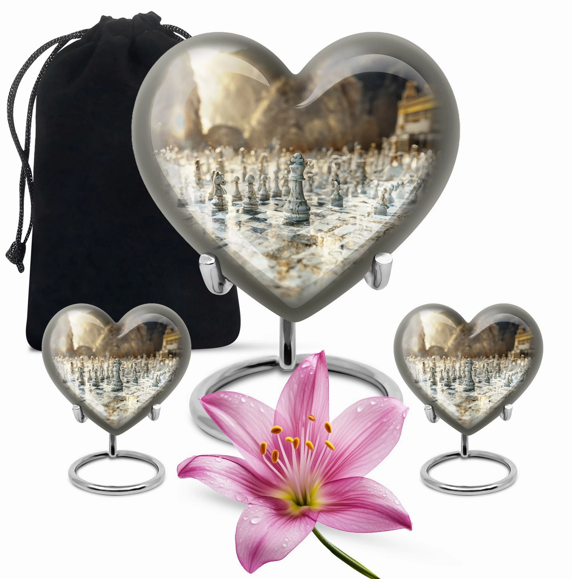 Graceful Chess Cremation Urn A Reverent Tribute
