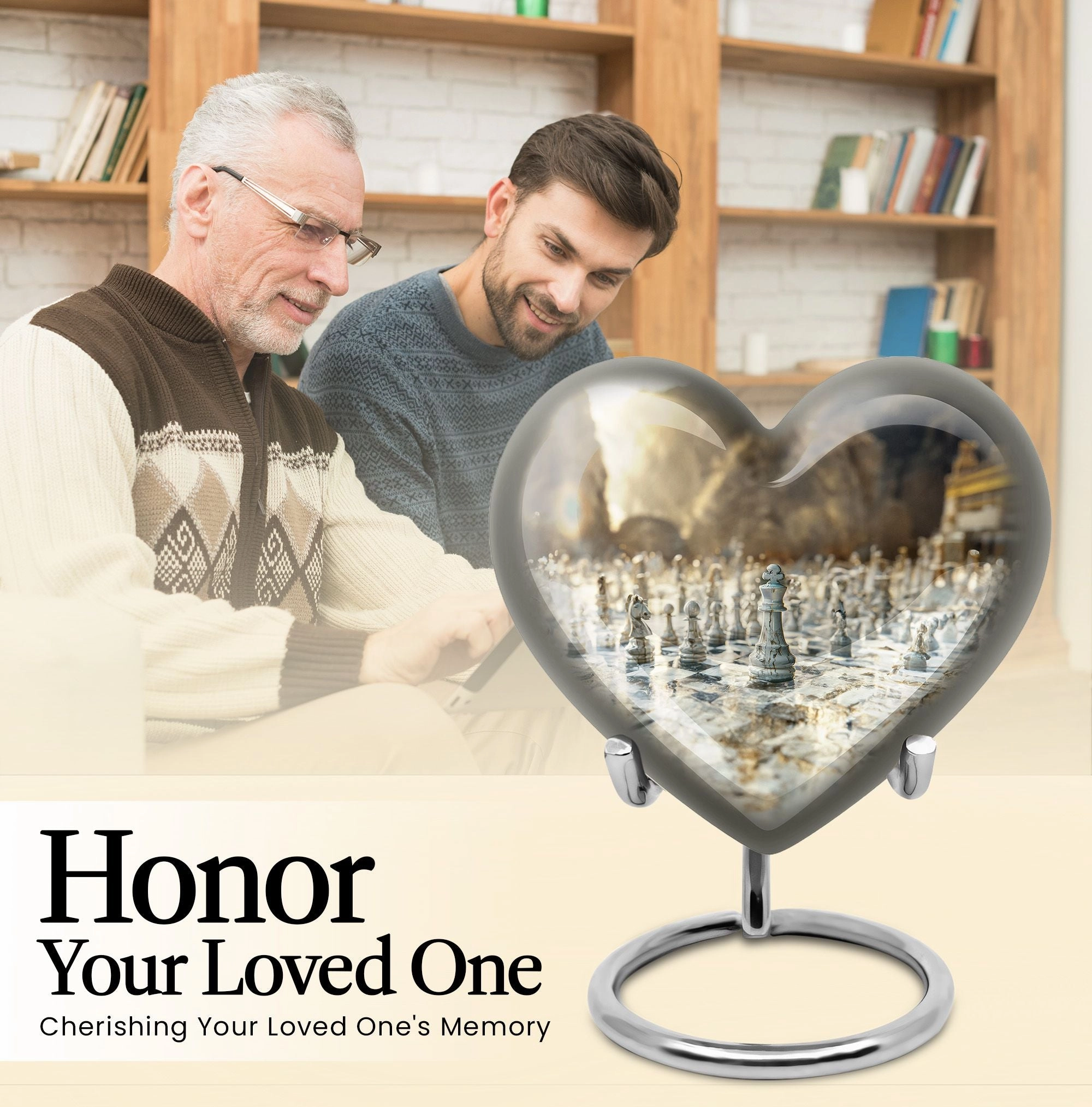 Graceful Chess Cremation Urn A Reverent Tribute