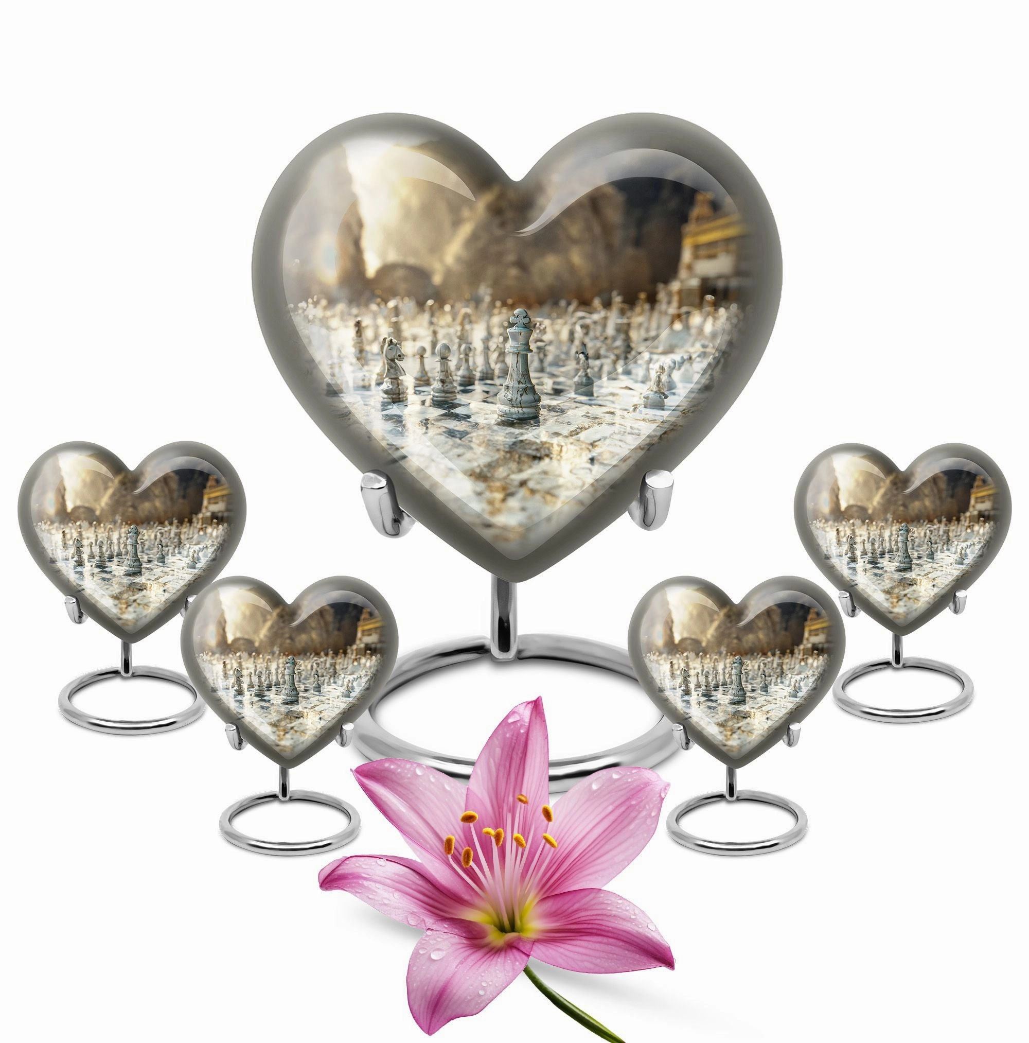 Graceful Chess Cremation Urn A Reverent Tribute