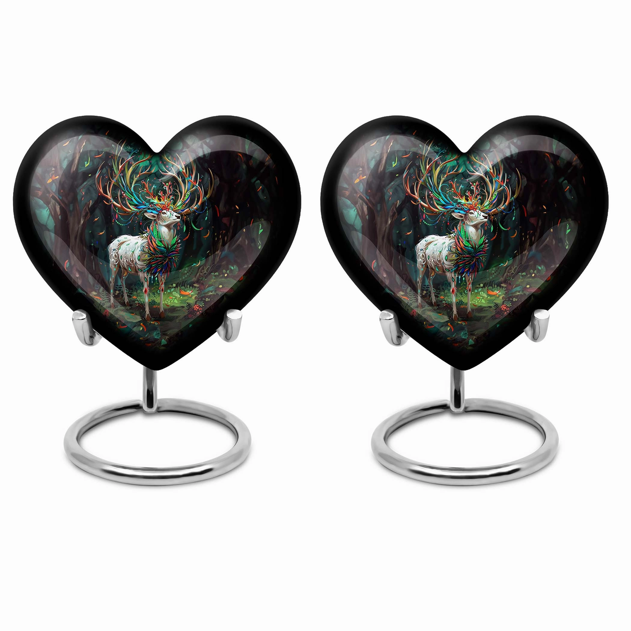 Heartfelt Deer Urn - Cremation Memorial for Adult Women