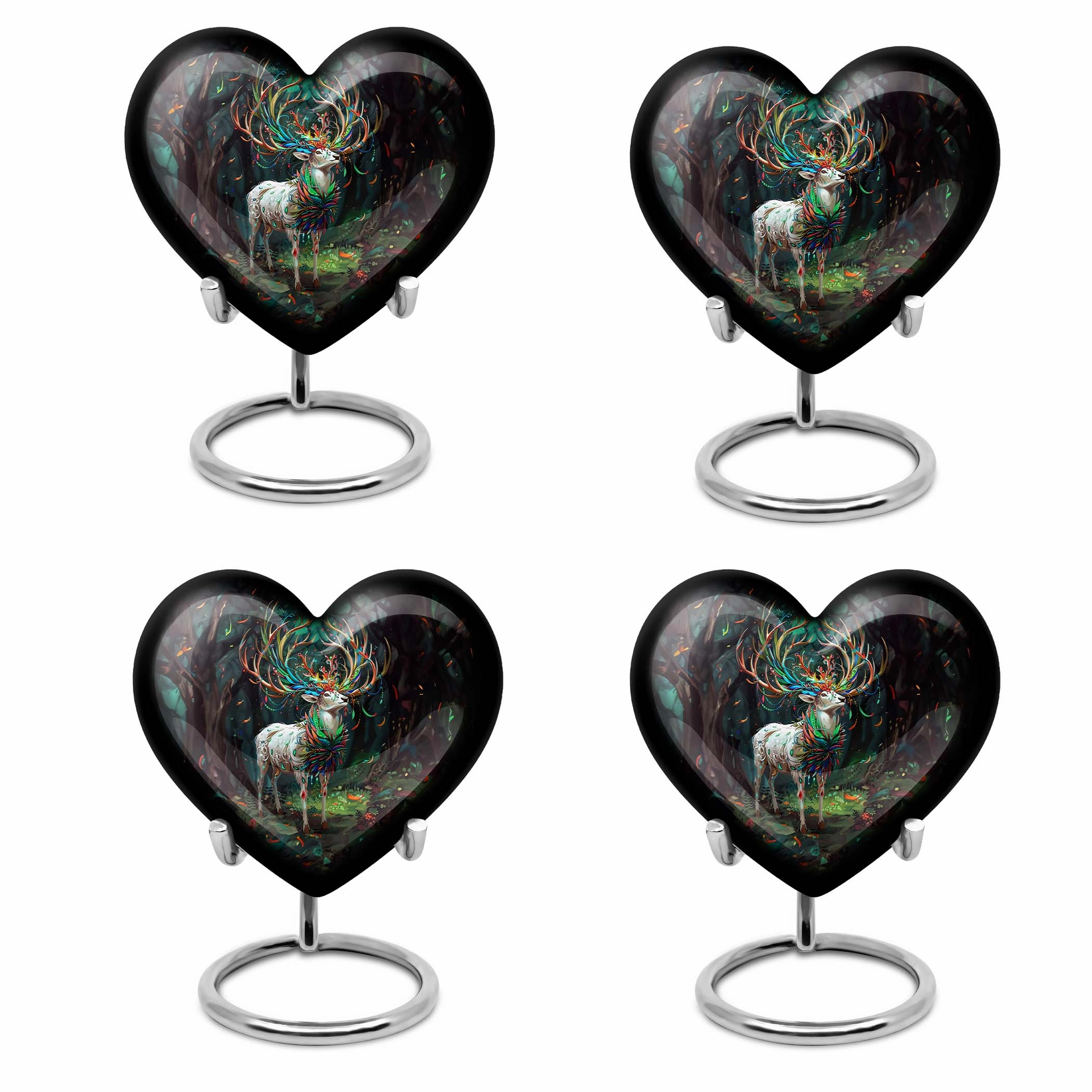 Heartfelt Deer Urn - Cremation Memorial for Adult Women