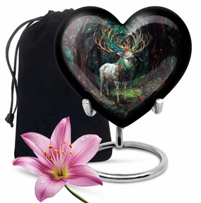 Heartfelt Deer Urn - Cremation Memorial for Adult Women