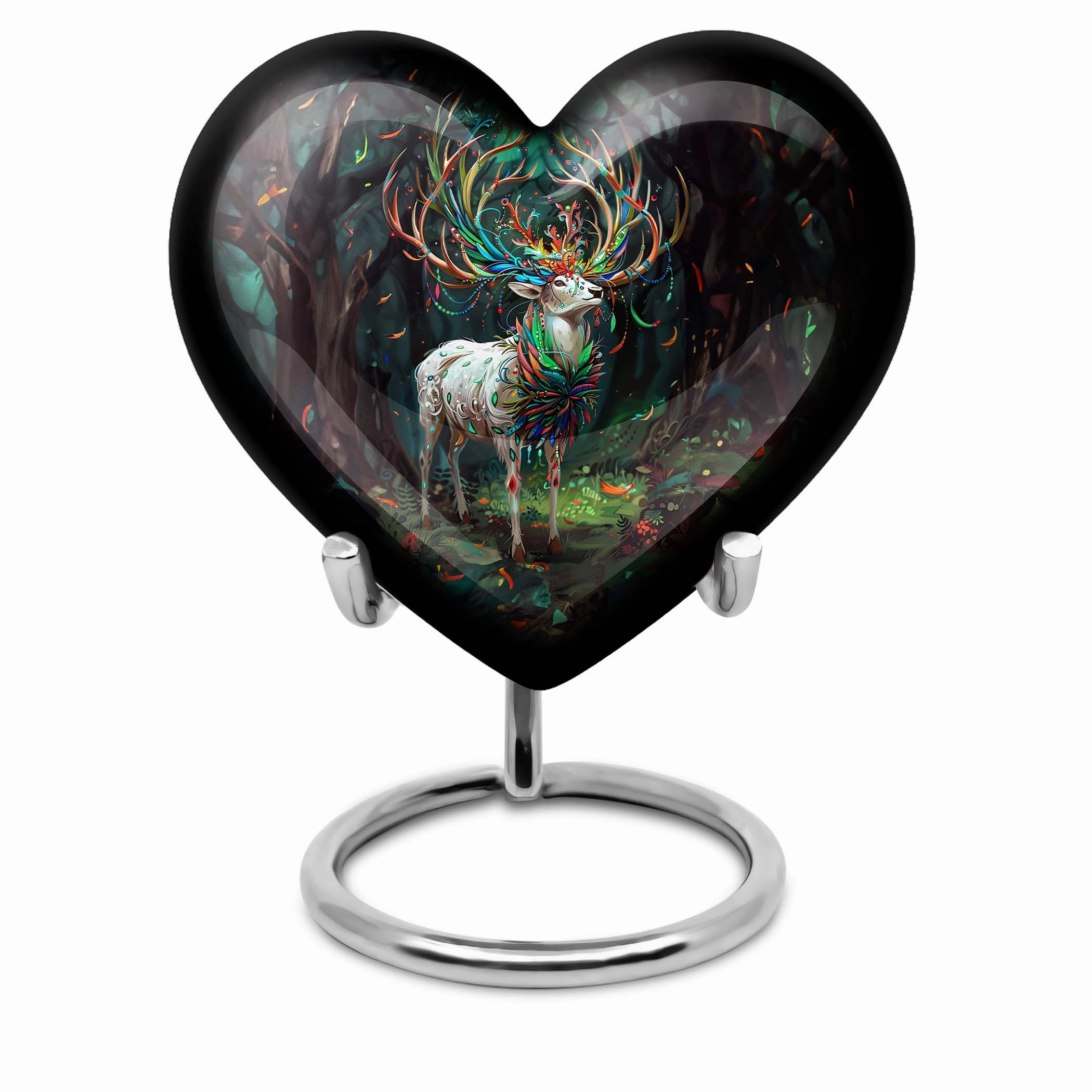 Heartfelt Deer Urn - Cremation Memorial for Adult Women
