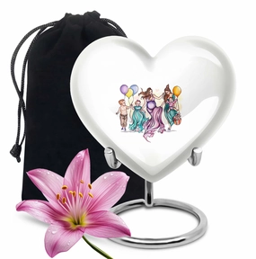 Heartful Remembrance - Mother Urn and Adult Cremation Container