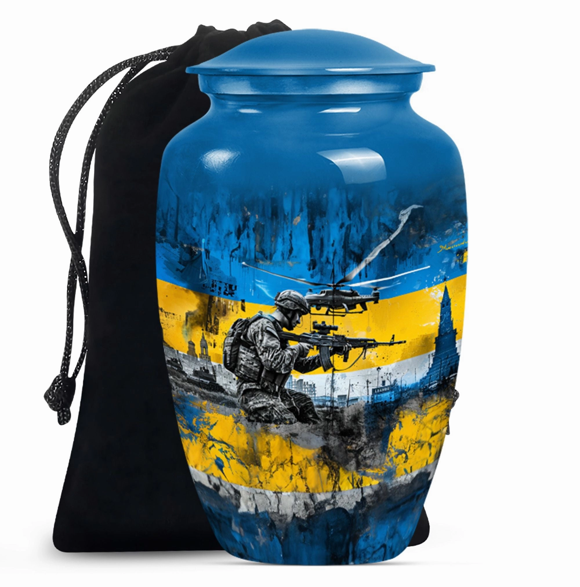 Honoring Passage: Elegant Military Urn and Cremation Solution