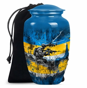 Honoring Passage: Elegant Military Urn and Cremation Solution