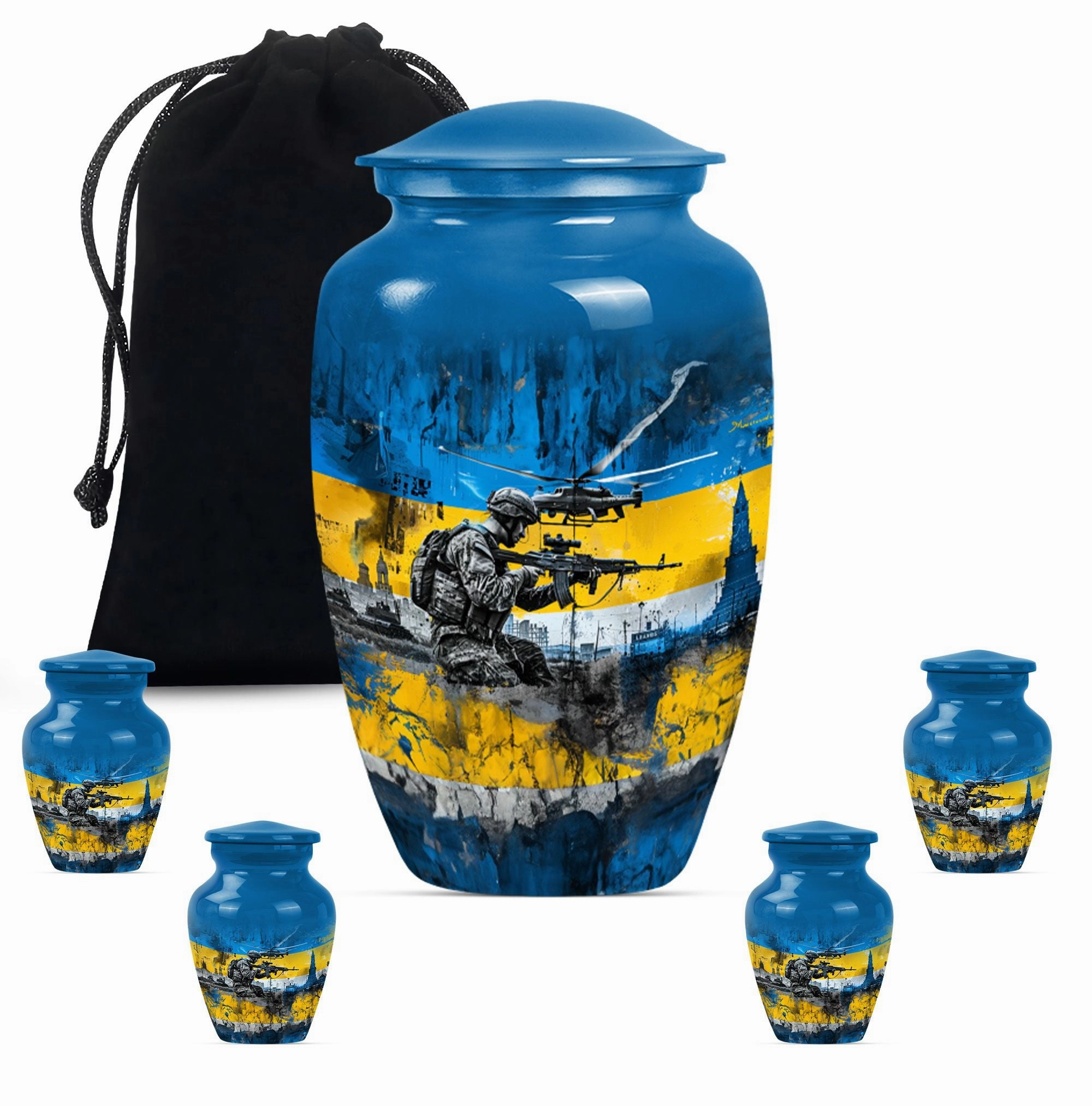 Honoring Passage: Elegant Military Urn and Cremation Solution