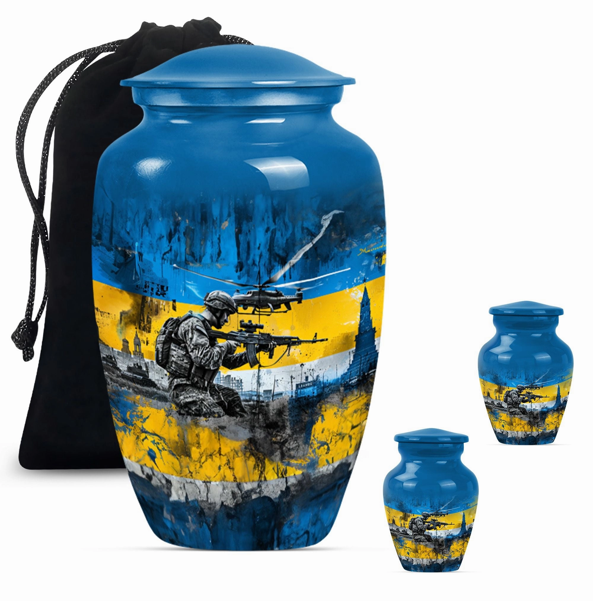 Honoring Passage: Elegant Military Urn and Cremation Solution
