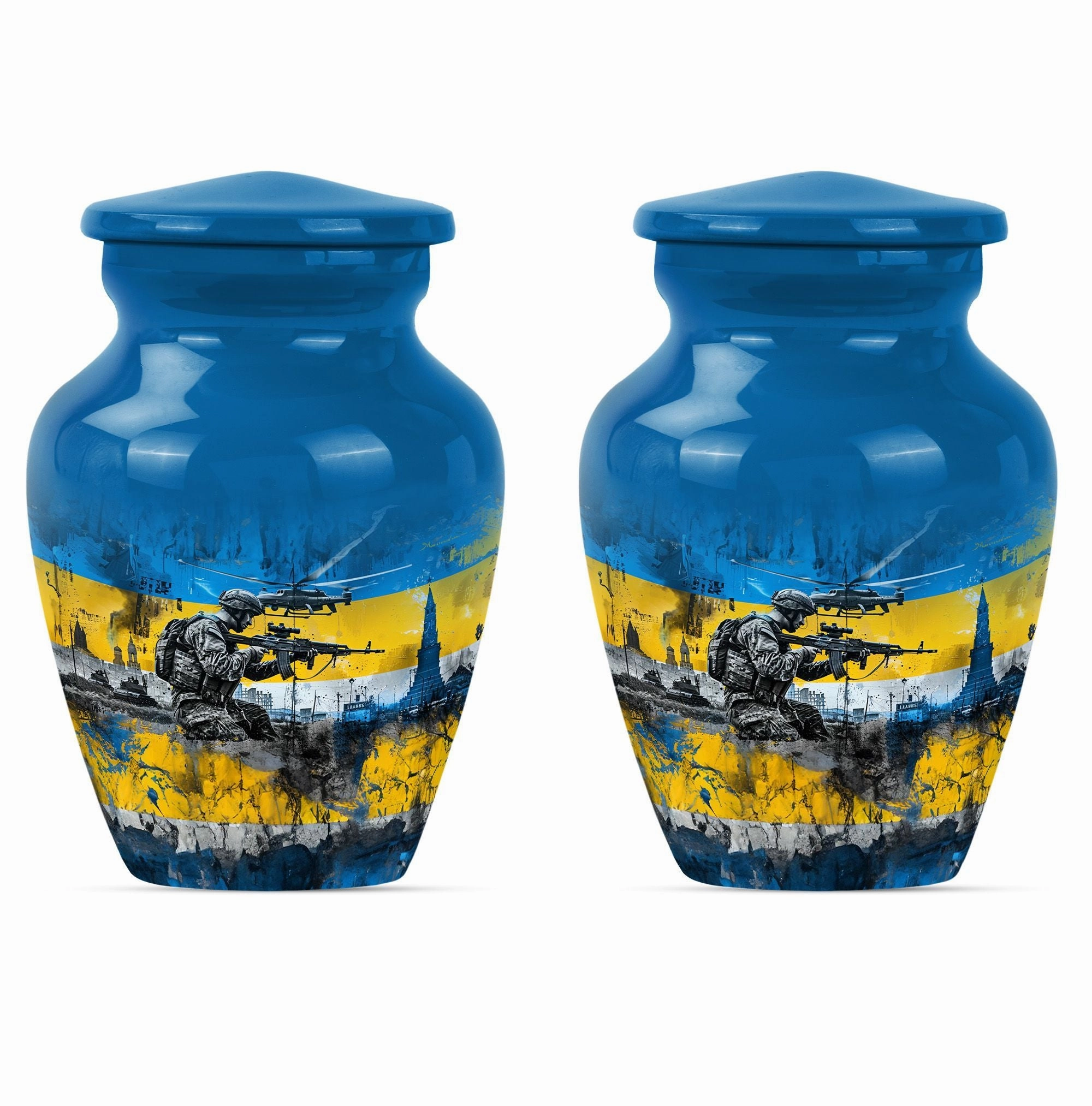Honoring Passage: Elegant Military Urn and Cremation Solution